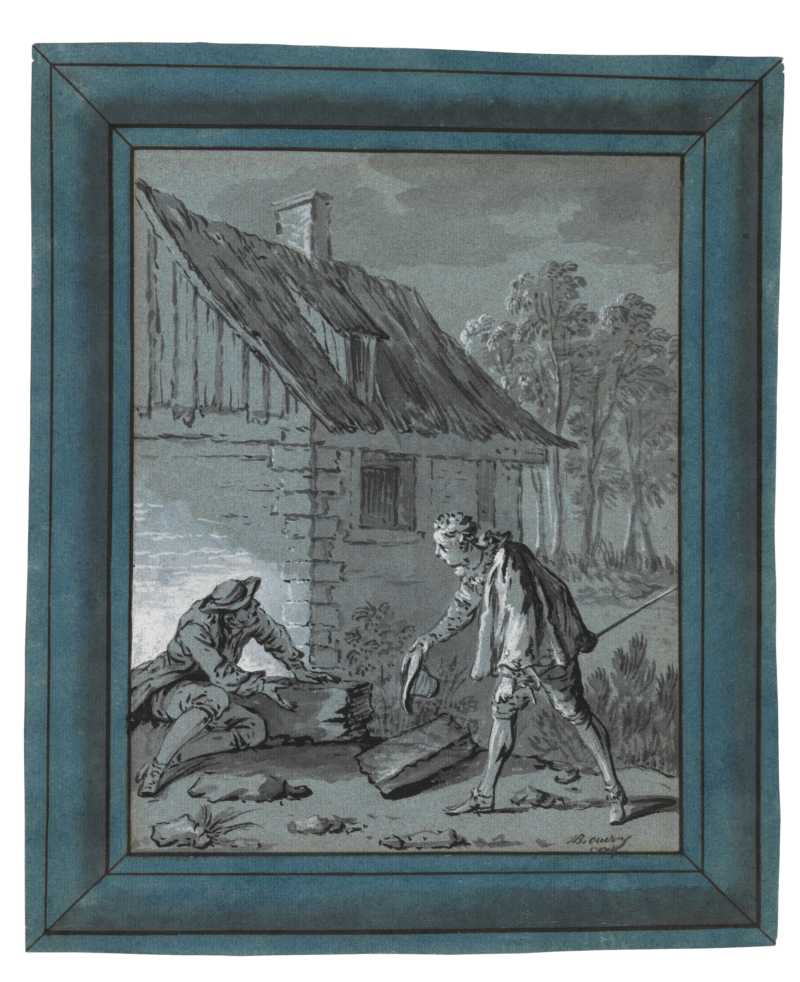 Jean Baptiste Oudry — Бельфегор в обличье Родерика и фермер Матео