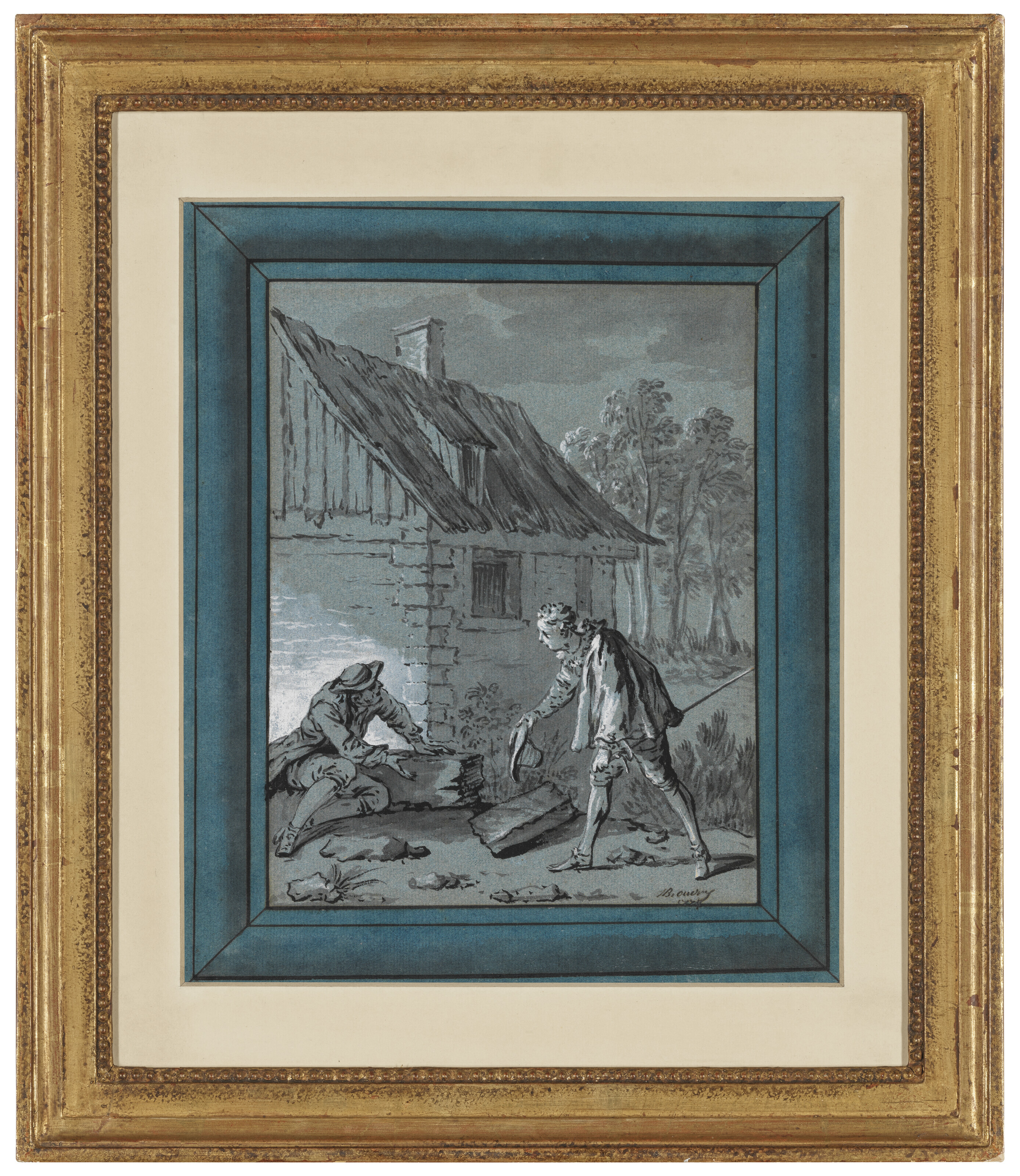 Jean Baptiste Oudry — Бельфегор в обличье Родерика и фермер Матео, изображение 2