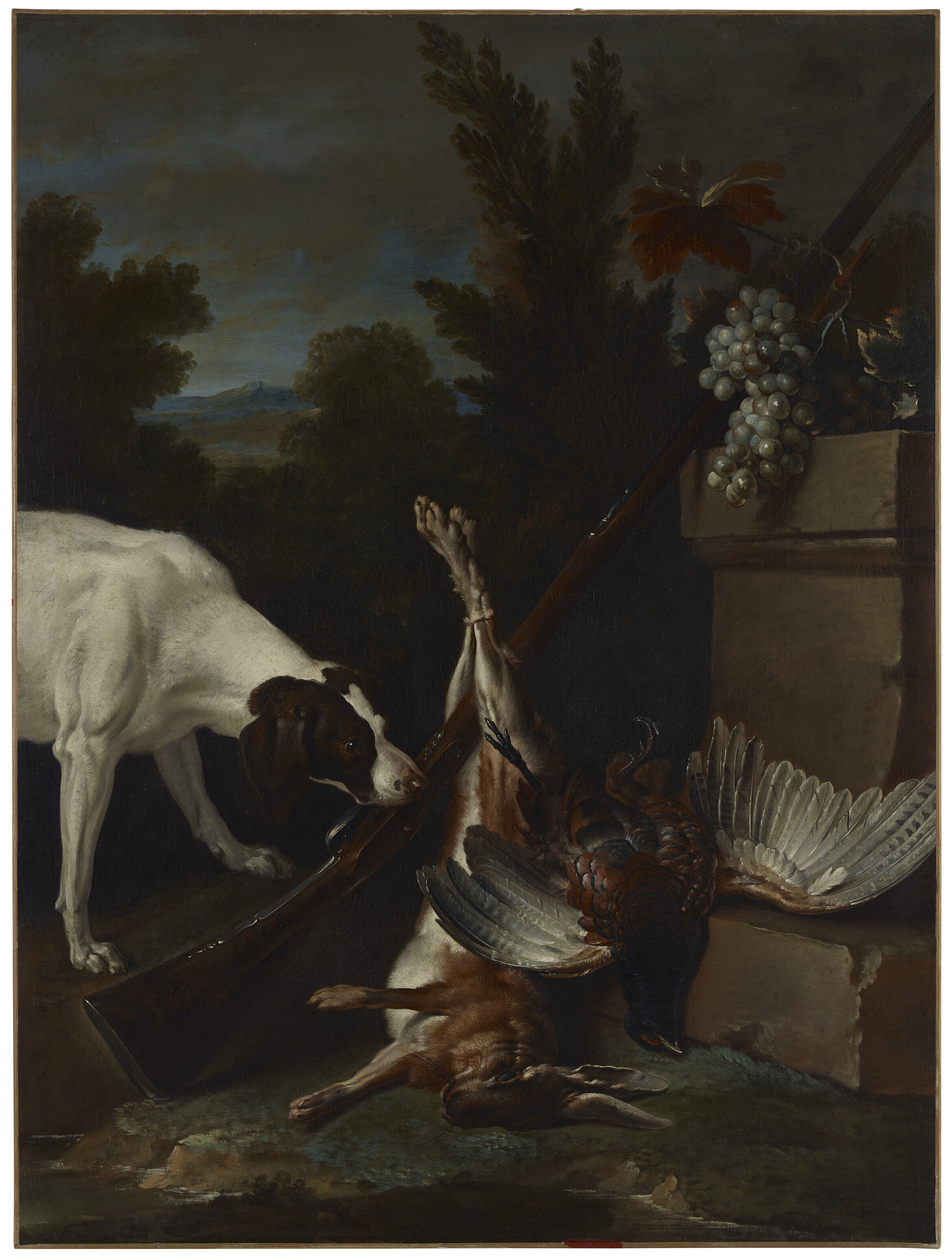 Jean Baptiste Oudry — Английский указатель и охотничий трофей, изображение 2