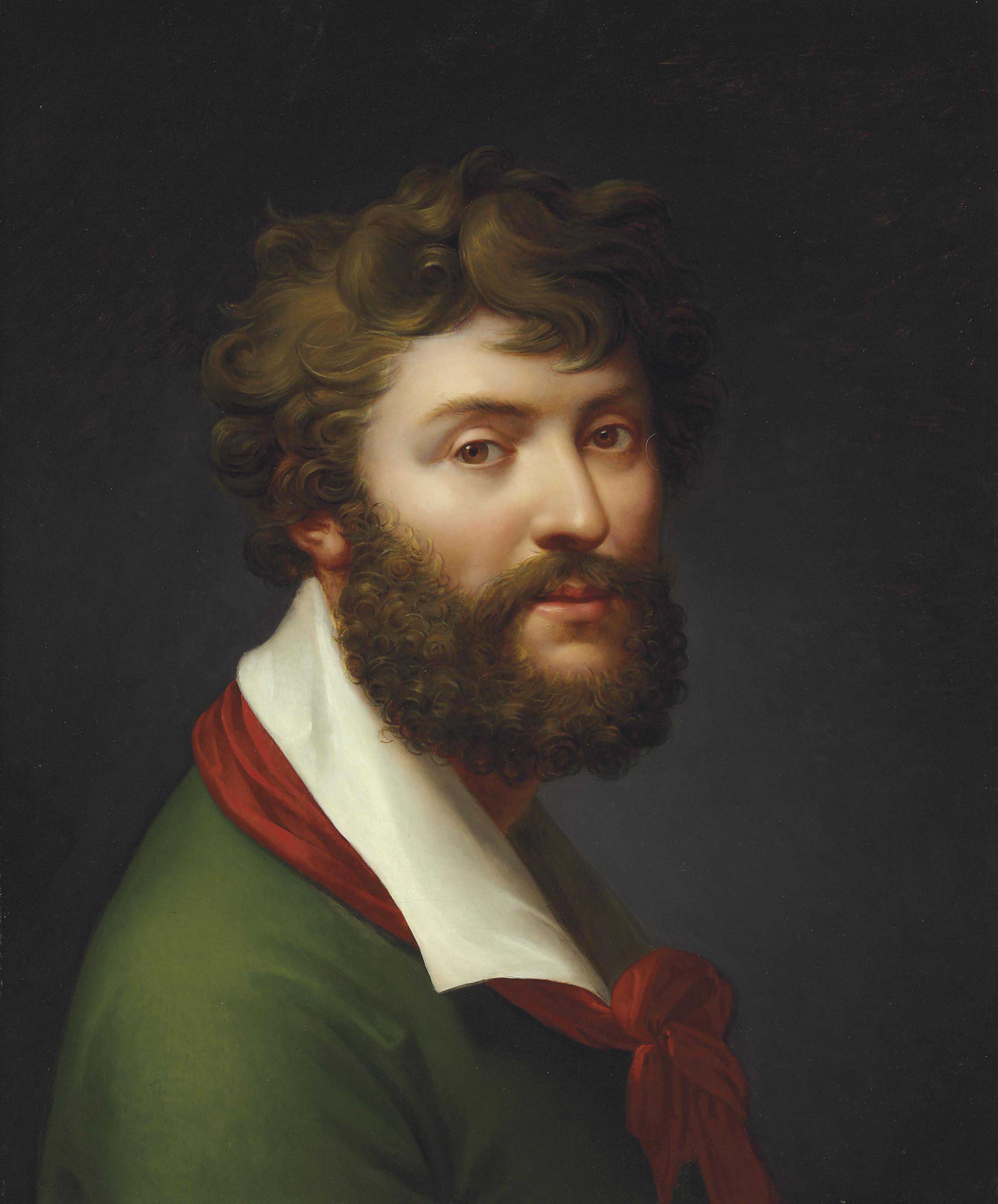 Jean Baptiste Regnault — Автопортрет
