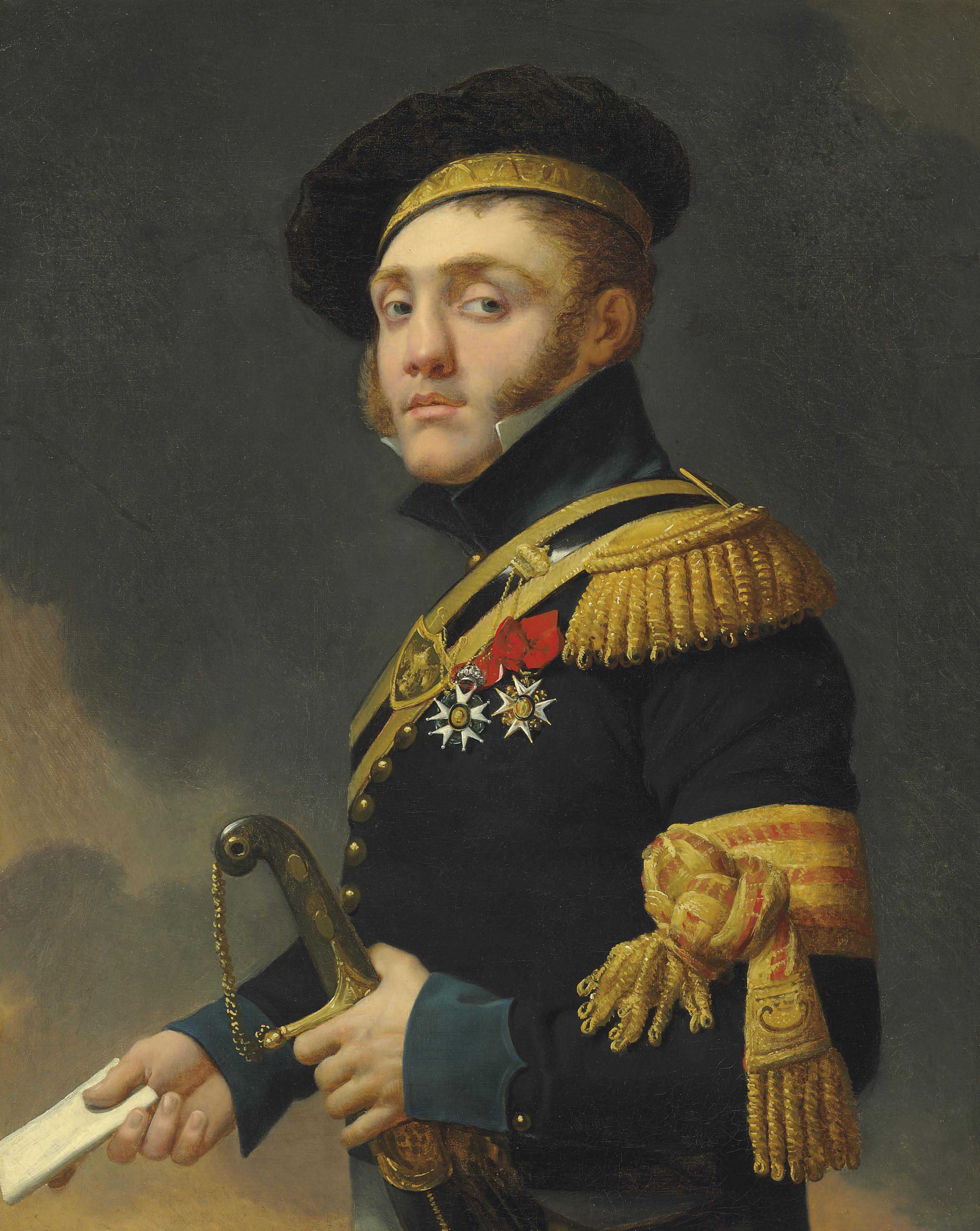 Jean Baptiste Regnault — Портрет сына художника Антуана-Луи Реньо (1788-1856)