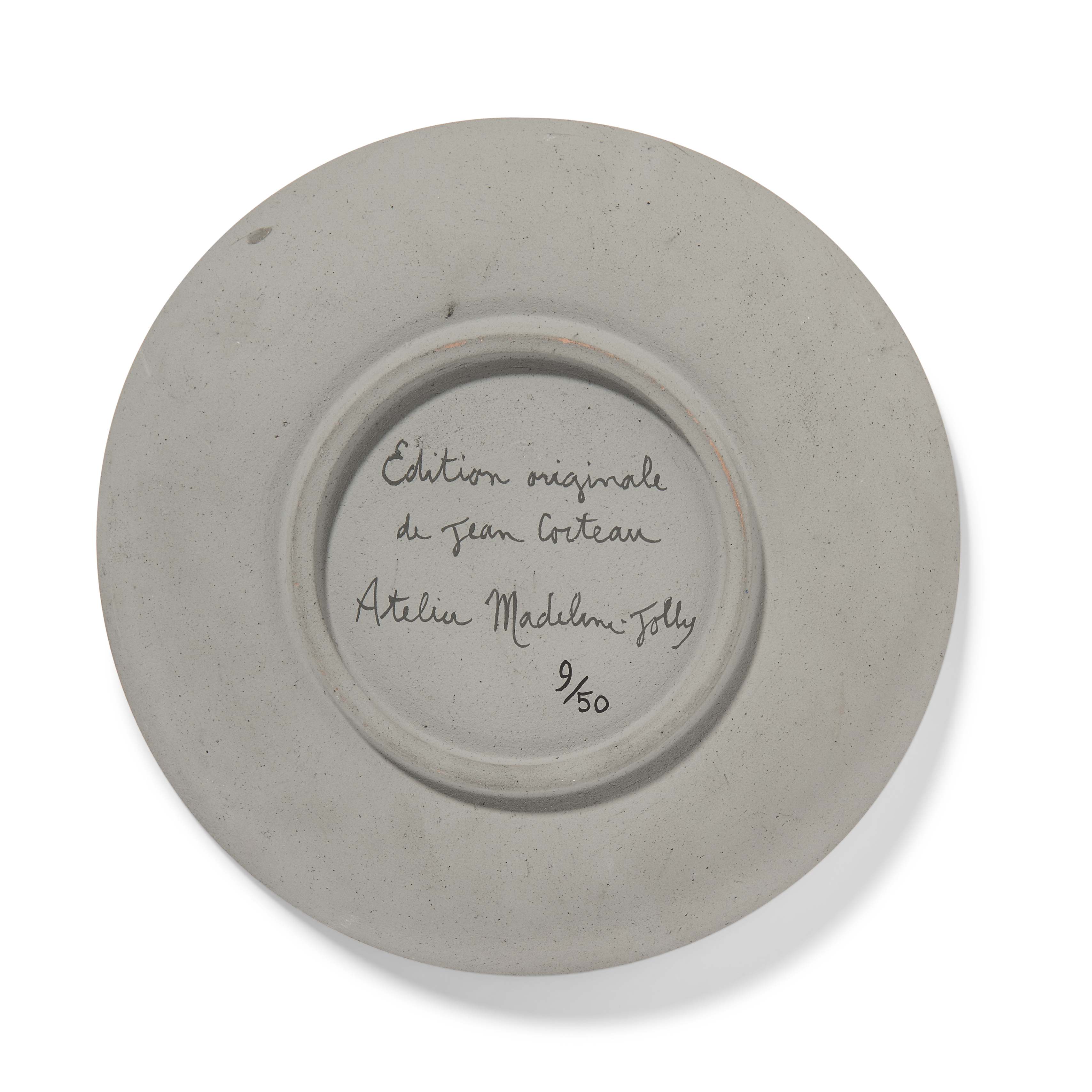 Jean Cocteau — Пара дополнительных тарелок (A.G. 220), изображение 2