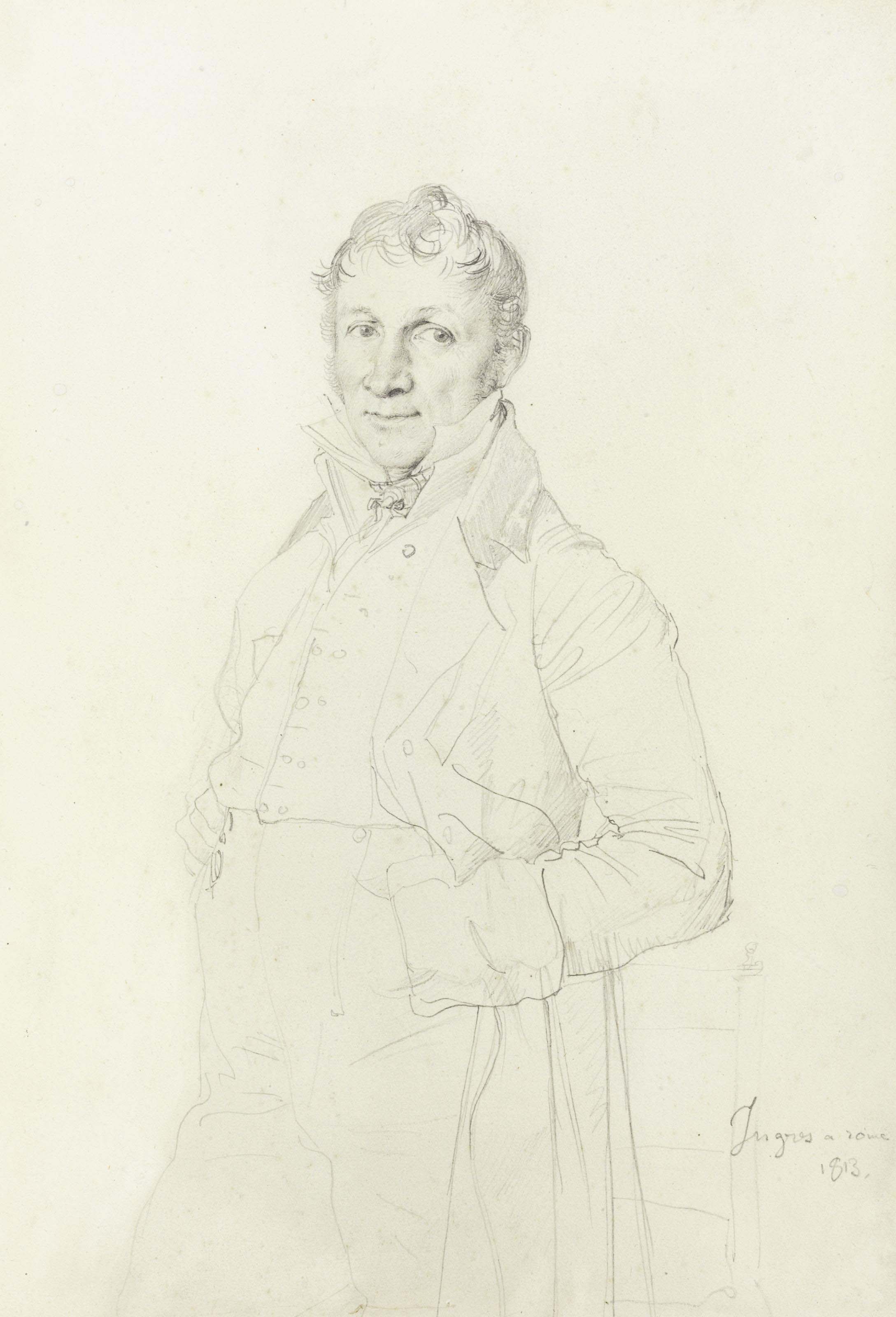 Jean Dominique Ingres — Портрет джентльмена, презюме Шарля-Бернардена-Гислен Коппит-Стохове
