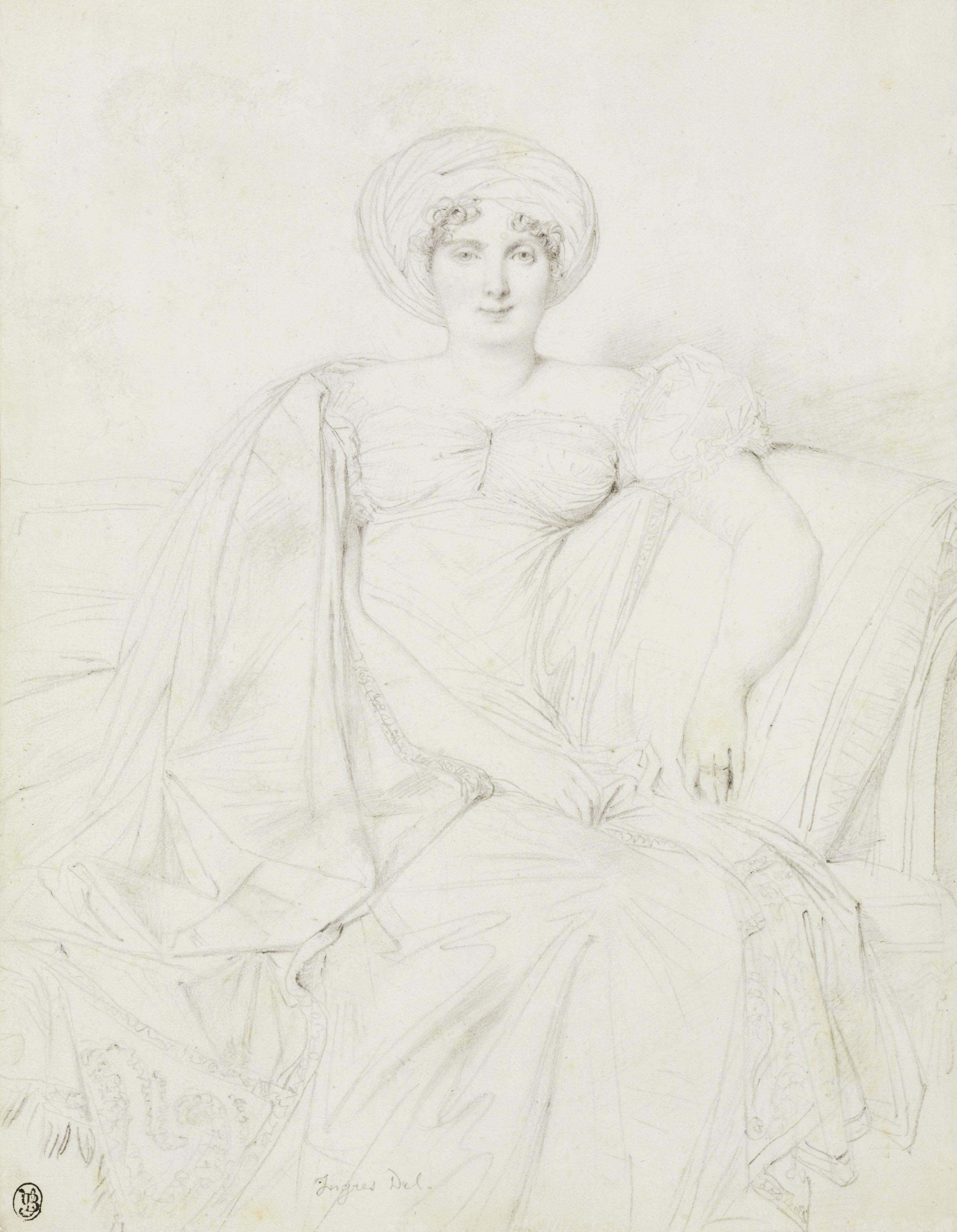 Jean Dominique Ingres — Портрет юной женщины, молодой леди Литтон
