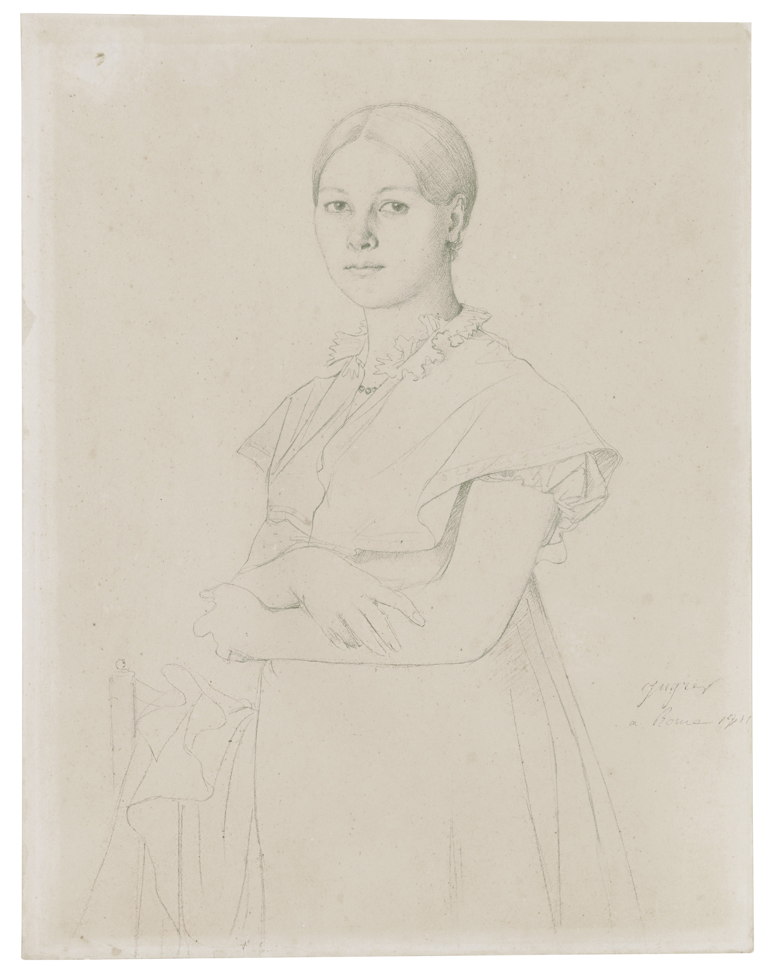 Jean Dominique Ingres — Портрет госпожи Жан-Пьер Гранже, урожденной Мари-Жанны-Катрин Делейгль