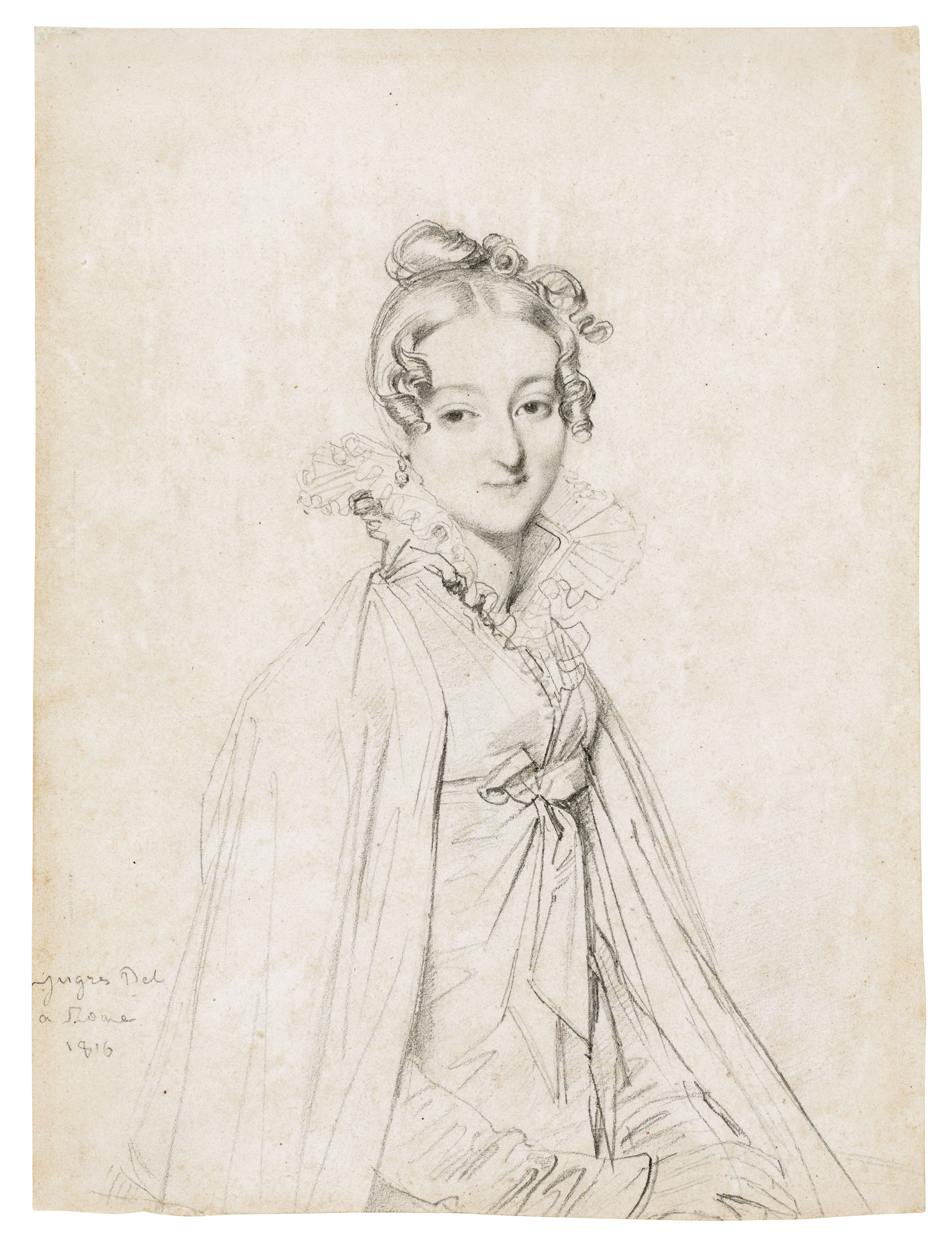 Jean Dominique Ingres — Портрет молодой леди в полный рост