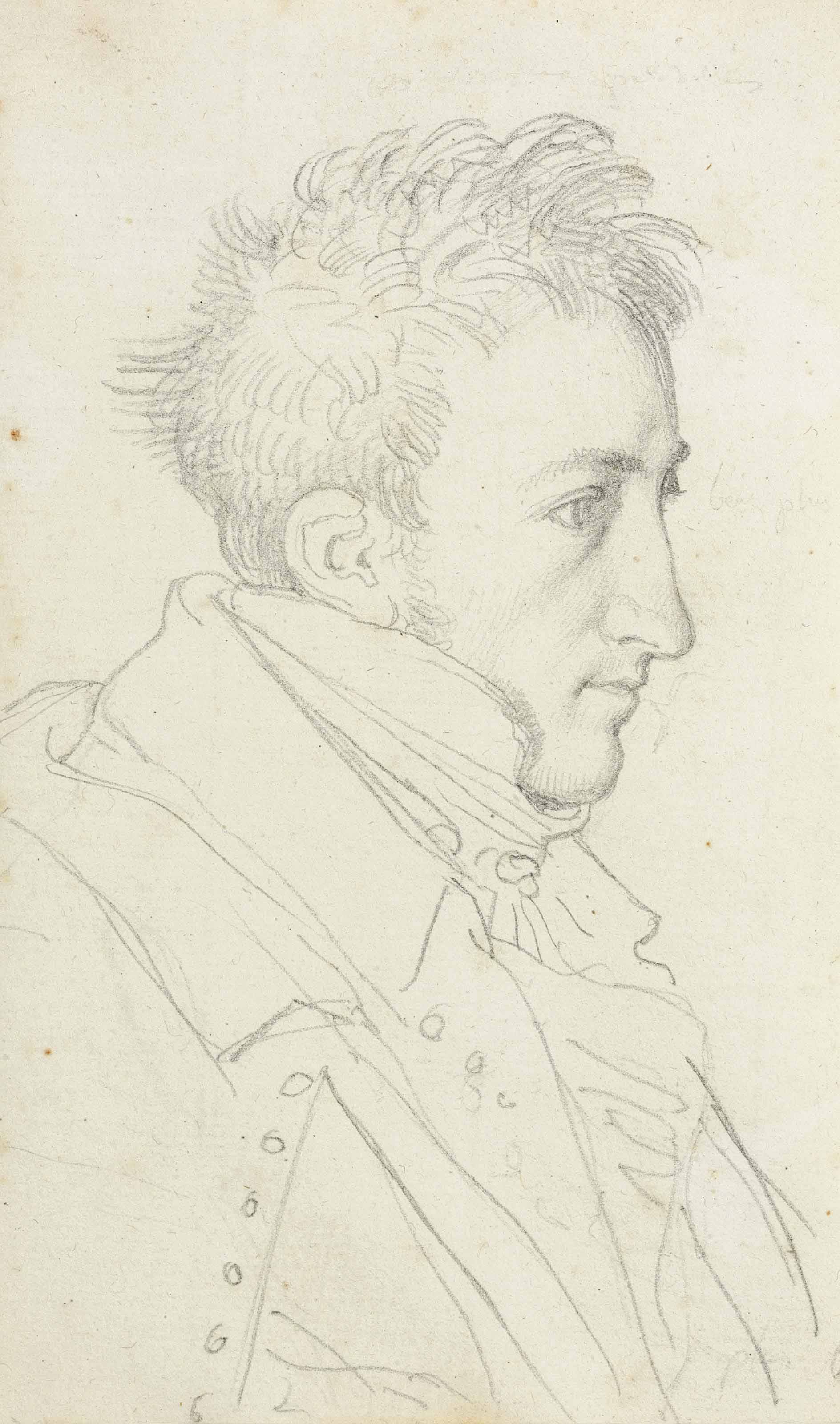 Jean Dominique Ingres — Портрет архитектора Франсуа-Дезире Жирара де Бери