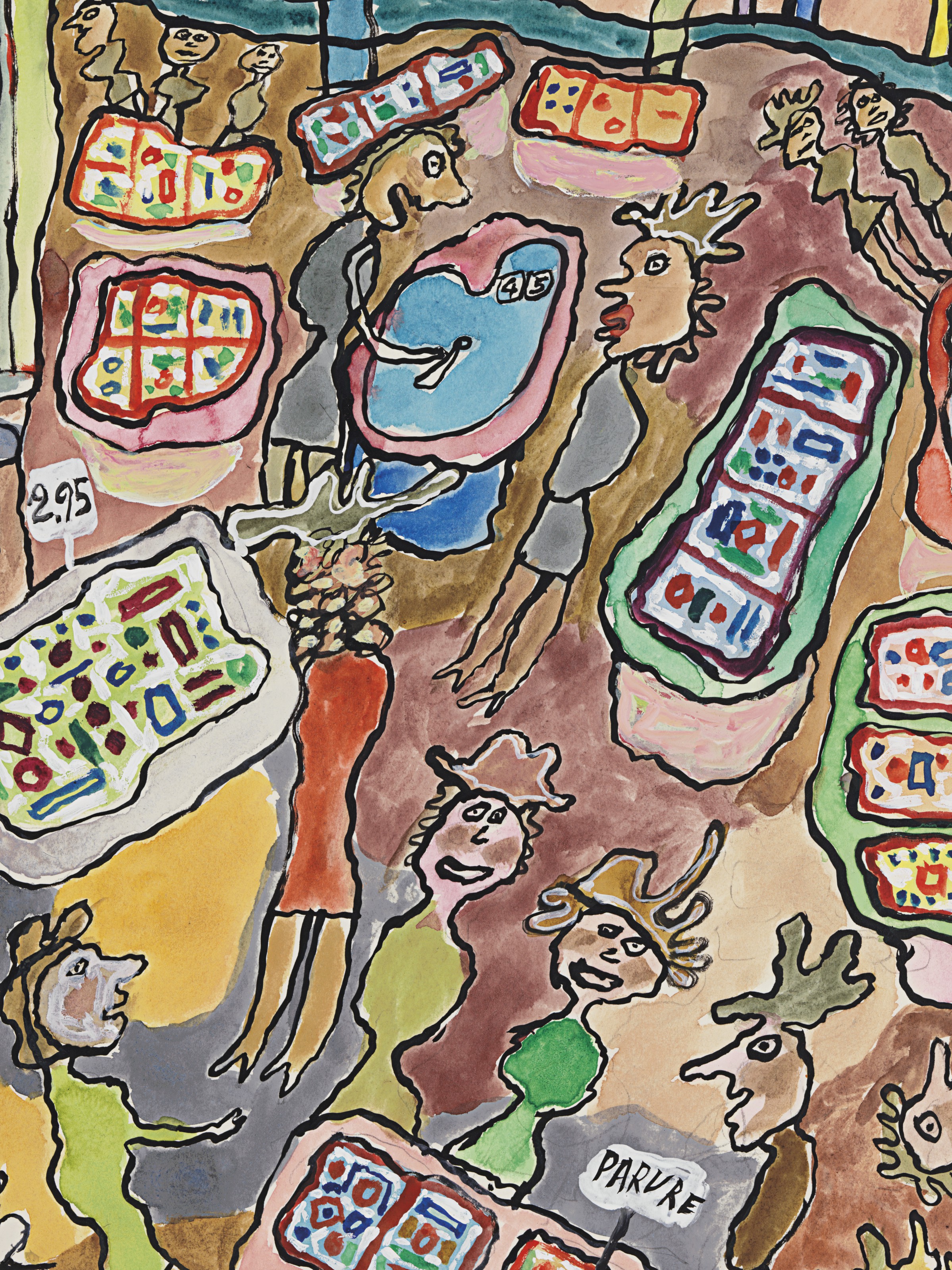 Jean Dubuffet — Бон Марше II, изображение 2