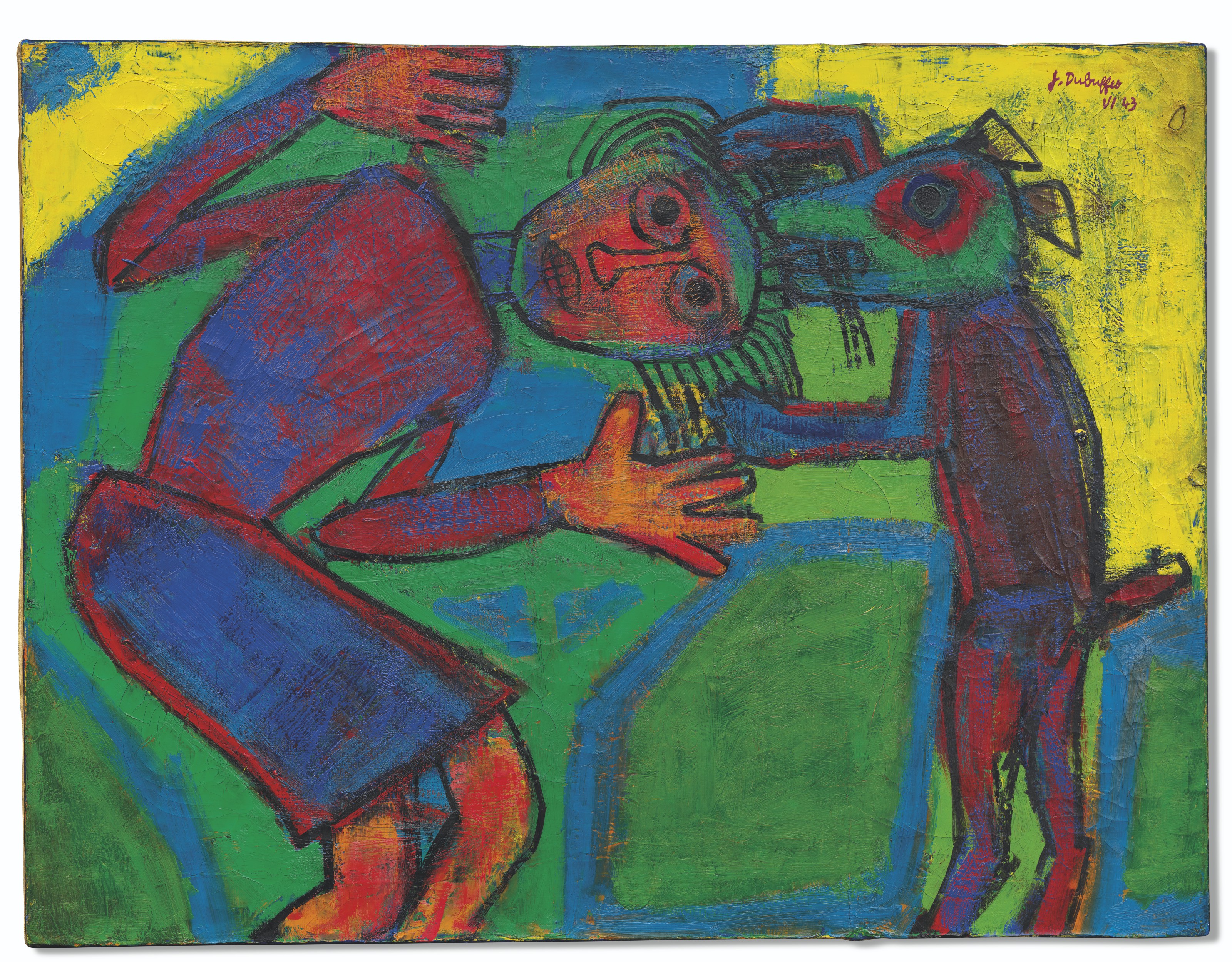 Jean Dubuffet — Ле-шен-манже-де-шеве, изображение 2