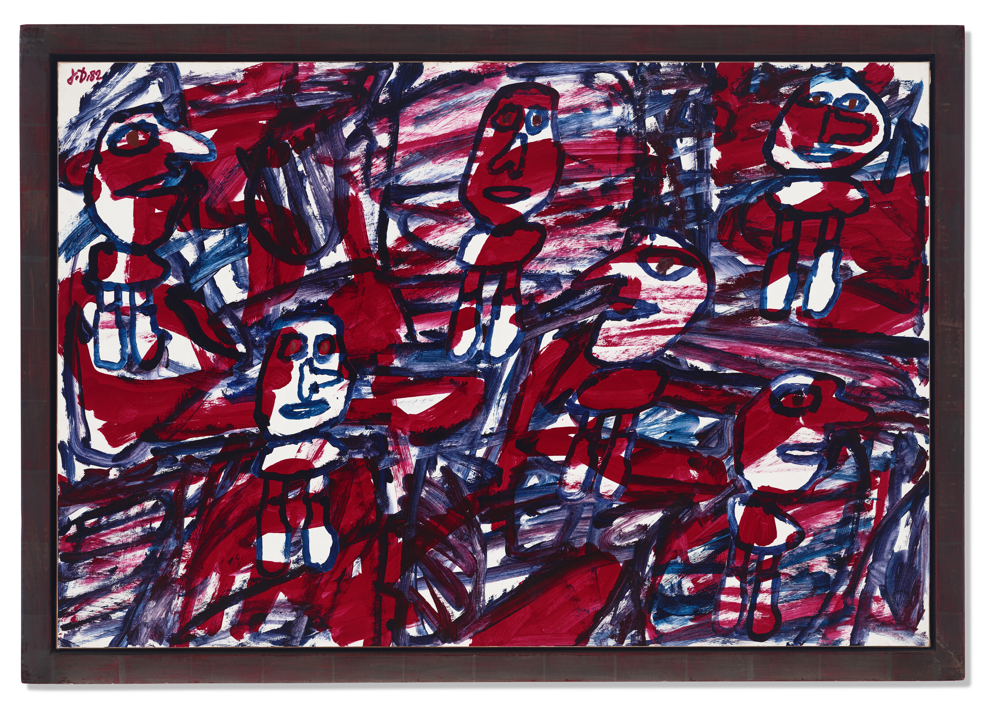 Jean Dubuffet — Сайт aléatoire состоит из 6 человек, изображение 2