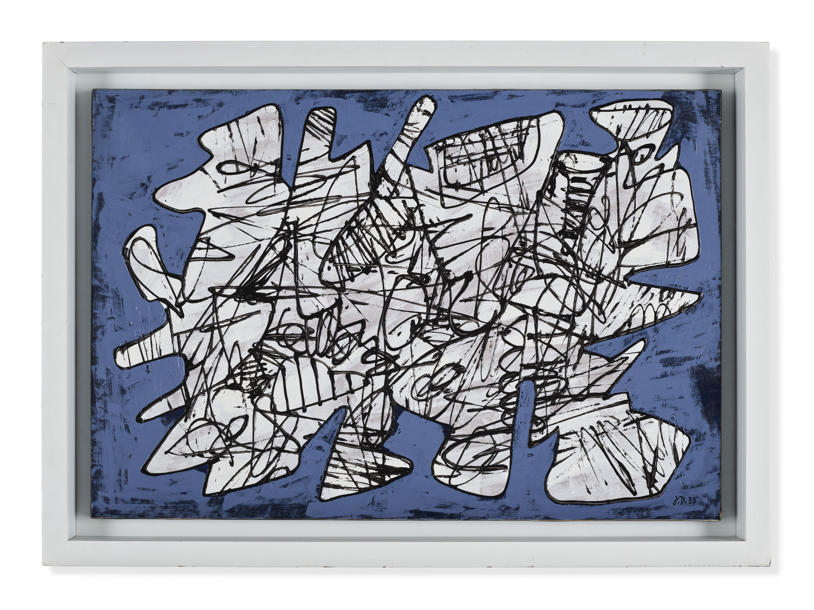 Jean Dubuffet — Парашютист XLVII, изображение 2