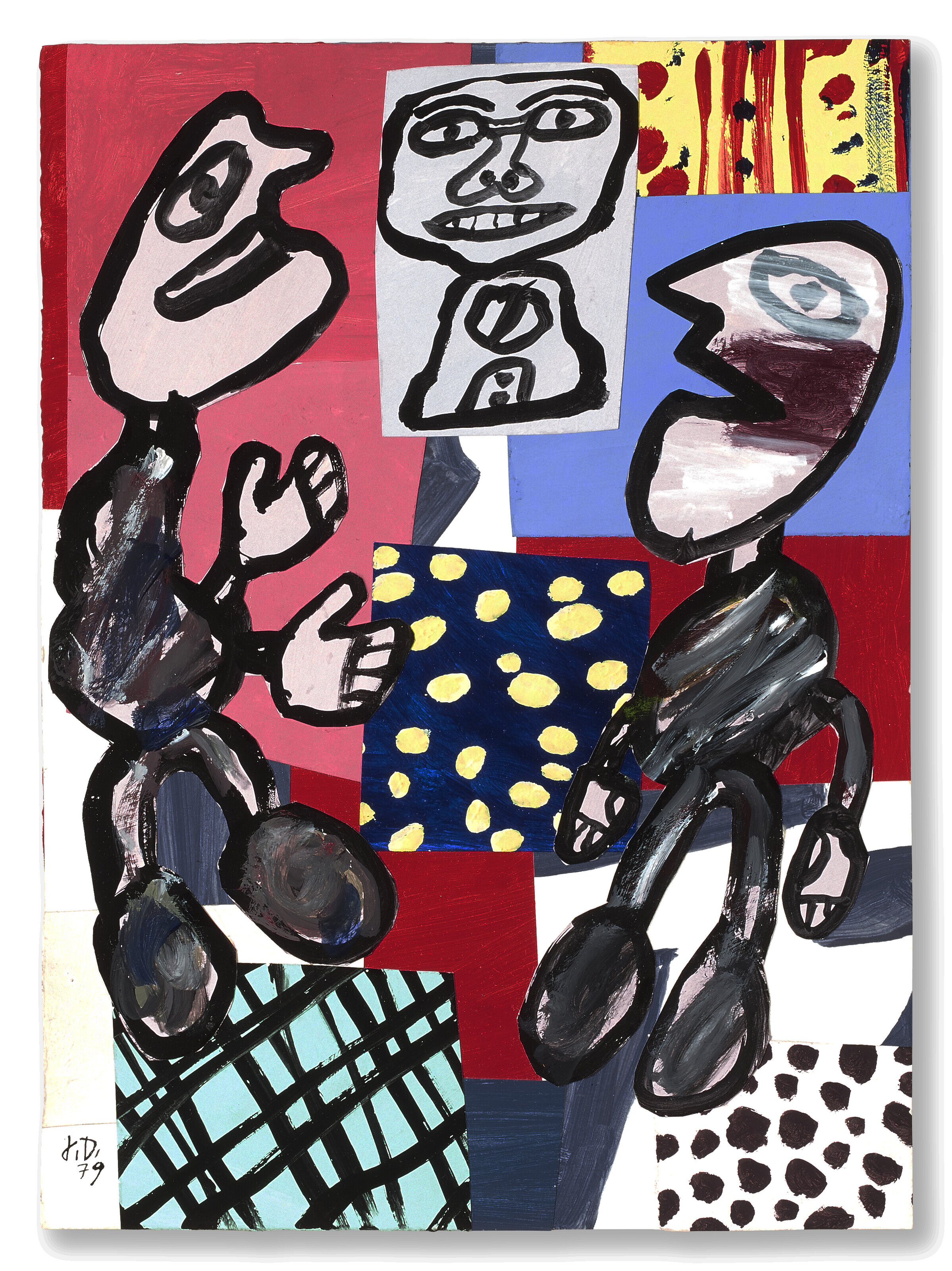 Jean Dubuffet — Последовательность действий XIV