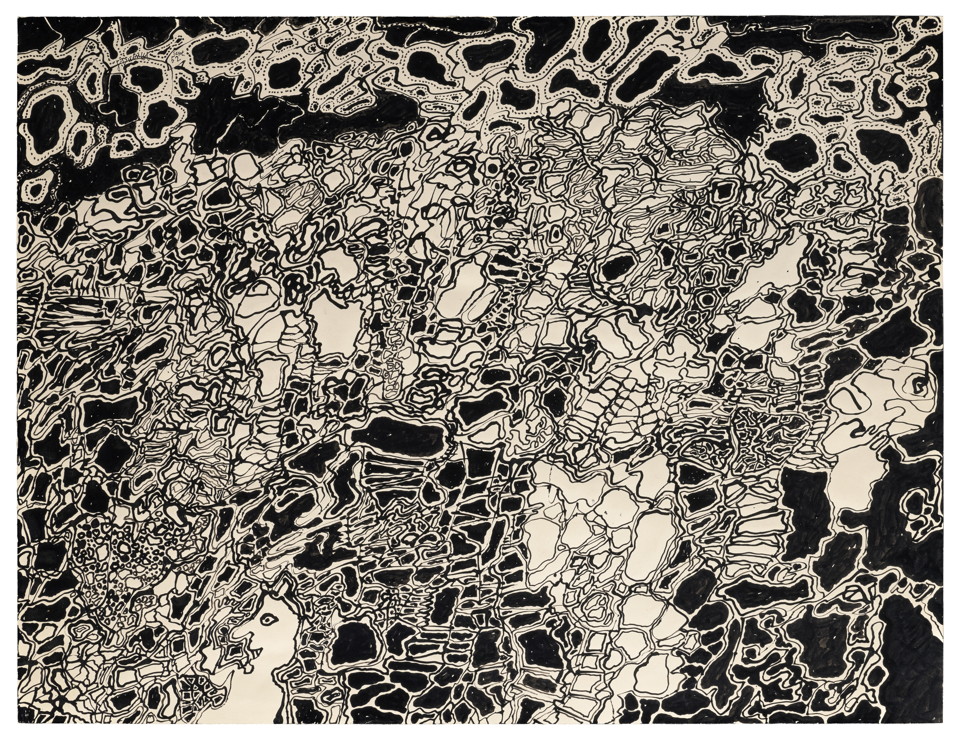 Jean Dubuffet — Радиальный метеорит, изображение 2