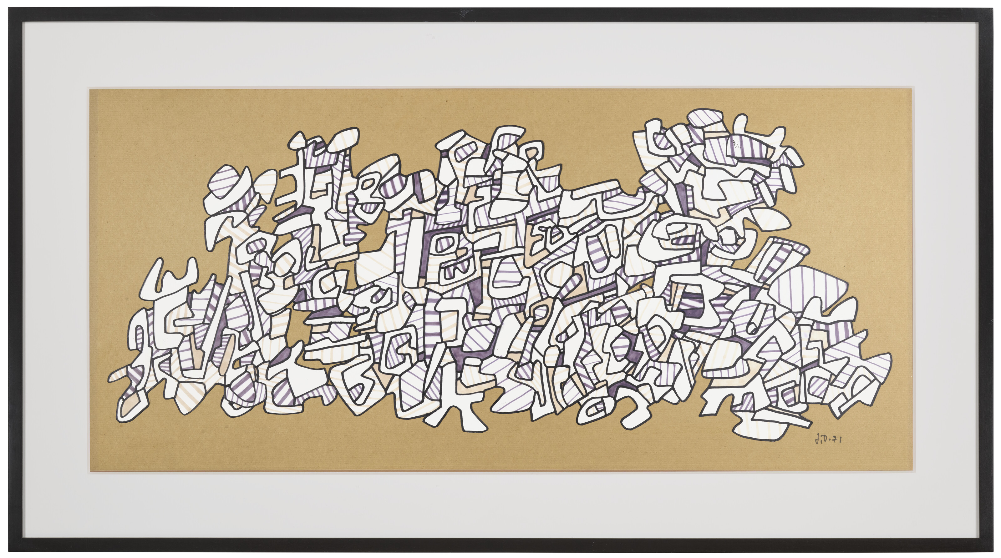 Jean Dubuffet — Полиморфизм XIII, изображение 2