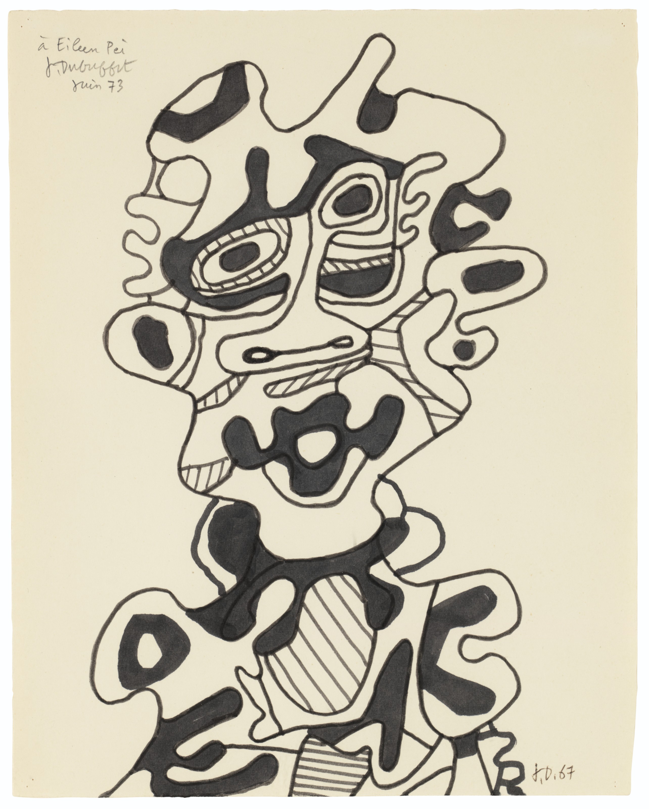 Jean Dubuffet — Личный состав (buste)