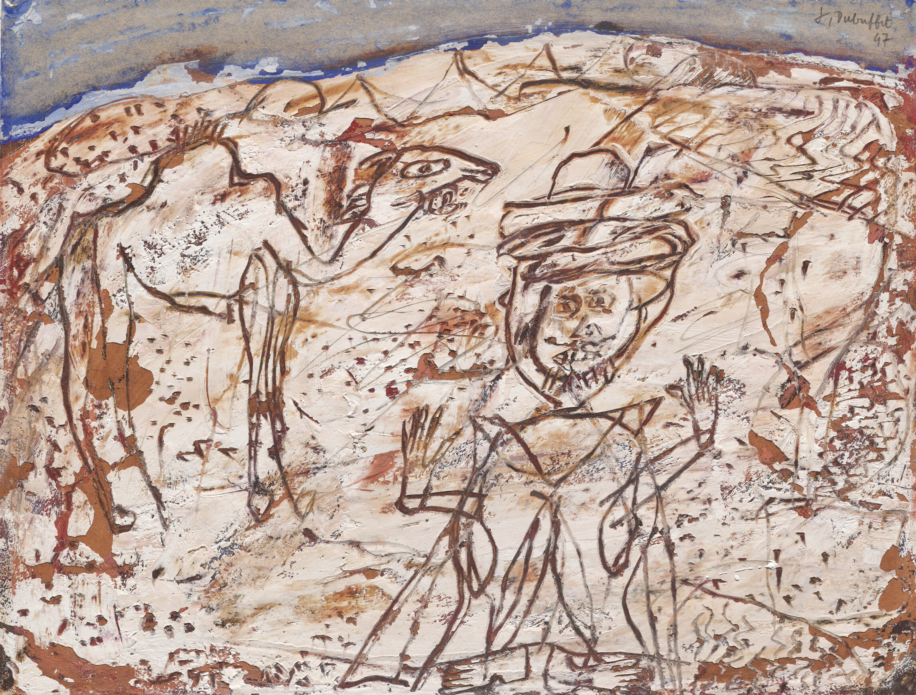 Jean Dubuffet — Араб и Шамо