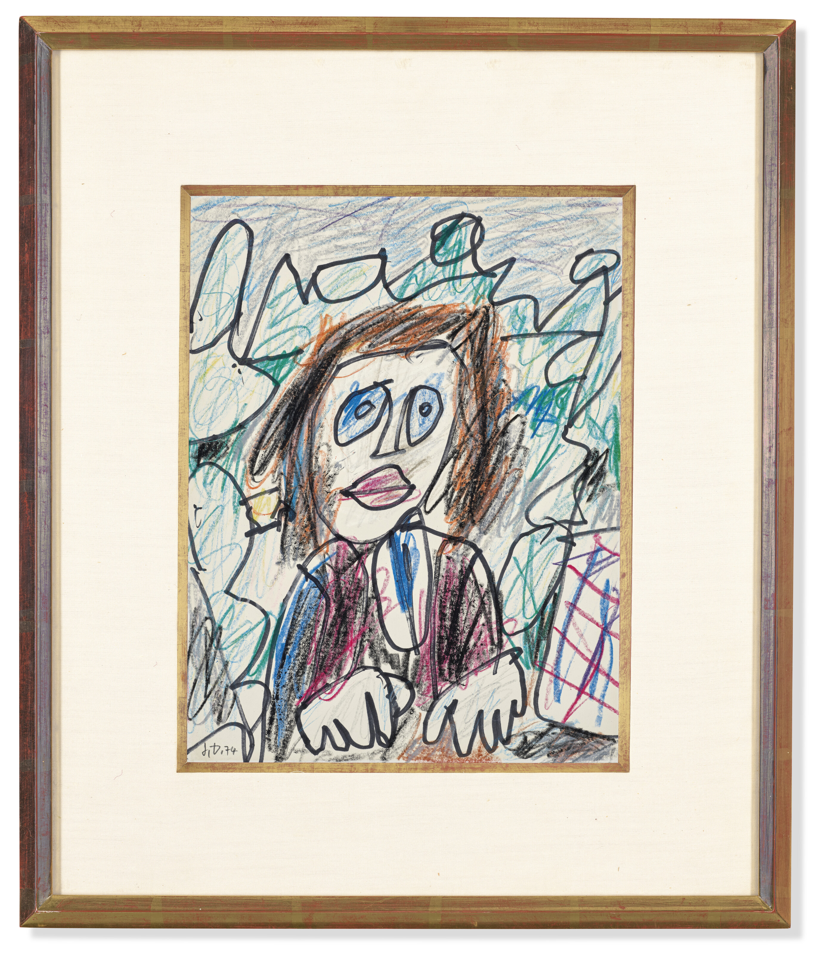 Jean Dubuffet — Женский портрет в стиле кампании, изображение 3