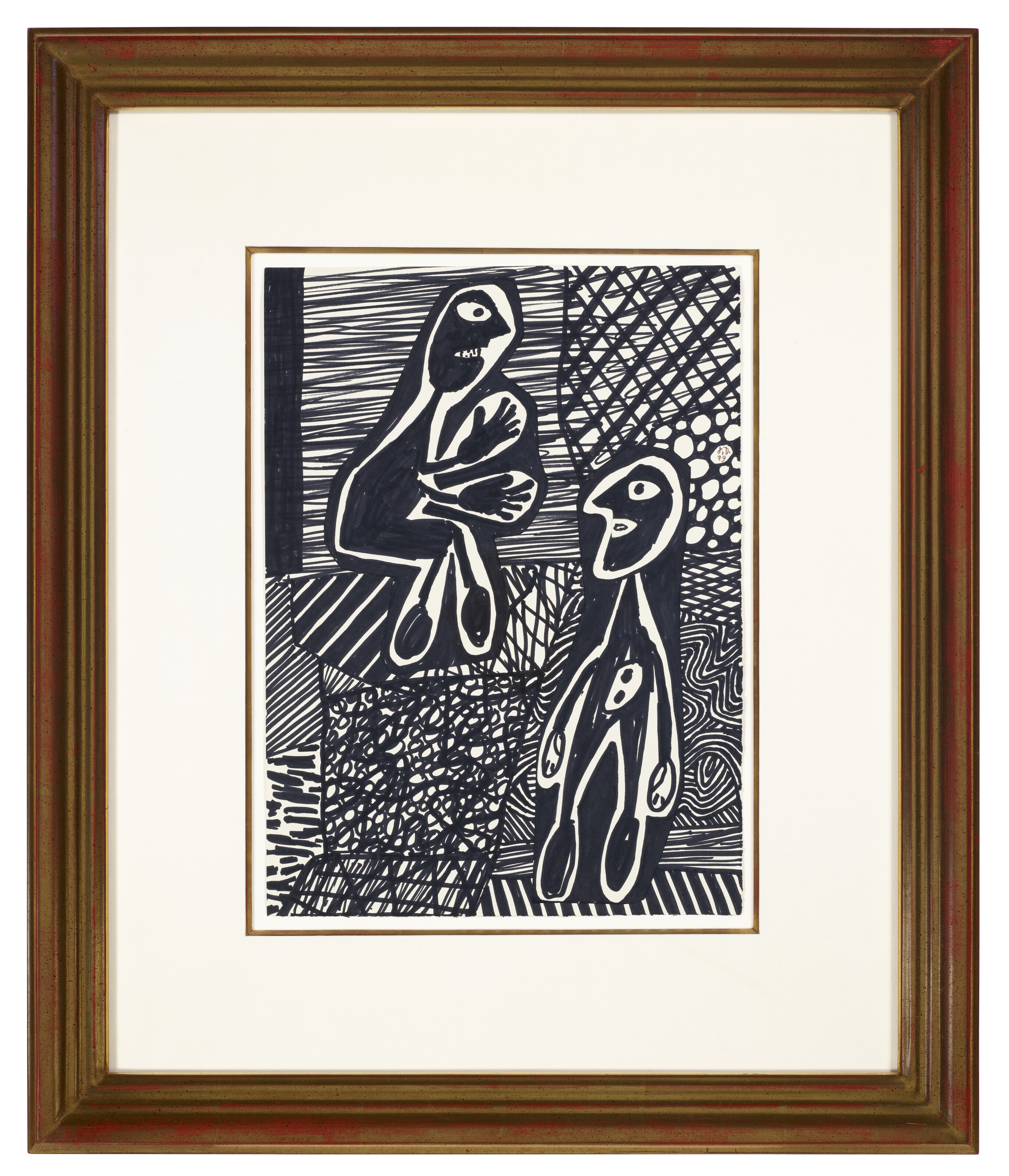 Jean Dubuffet — Ситуация CXXII, изображение 2