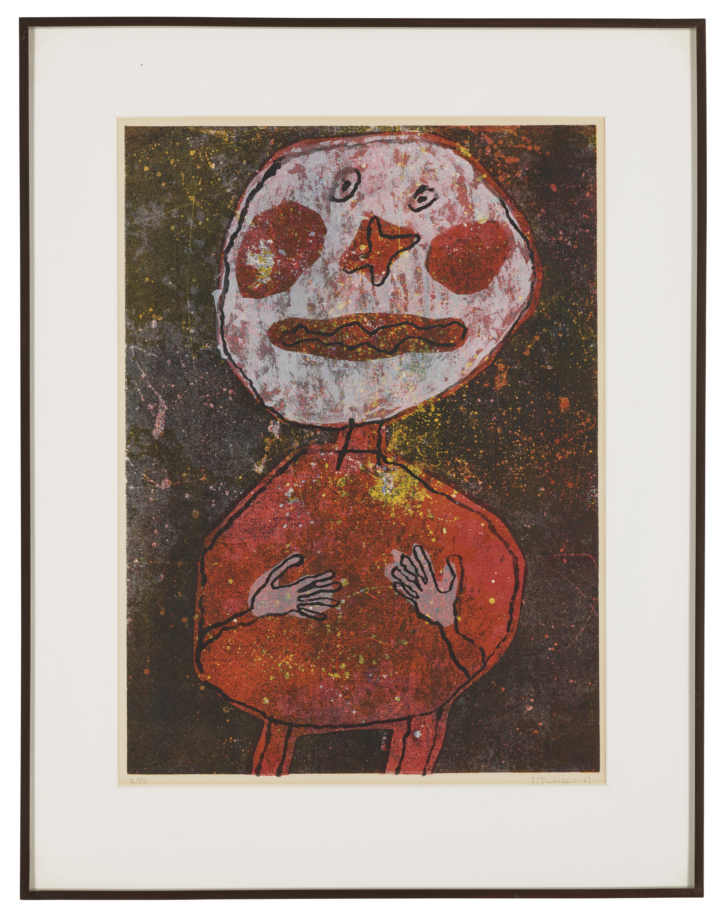 Jean Dubuffet — Персонаж в красном костюме, изображение 2