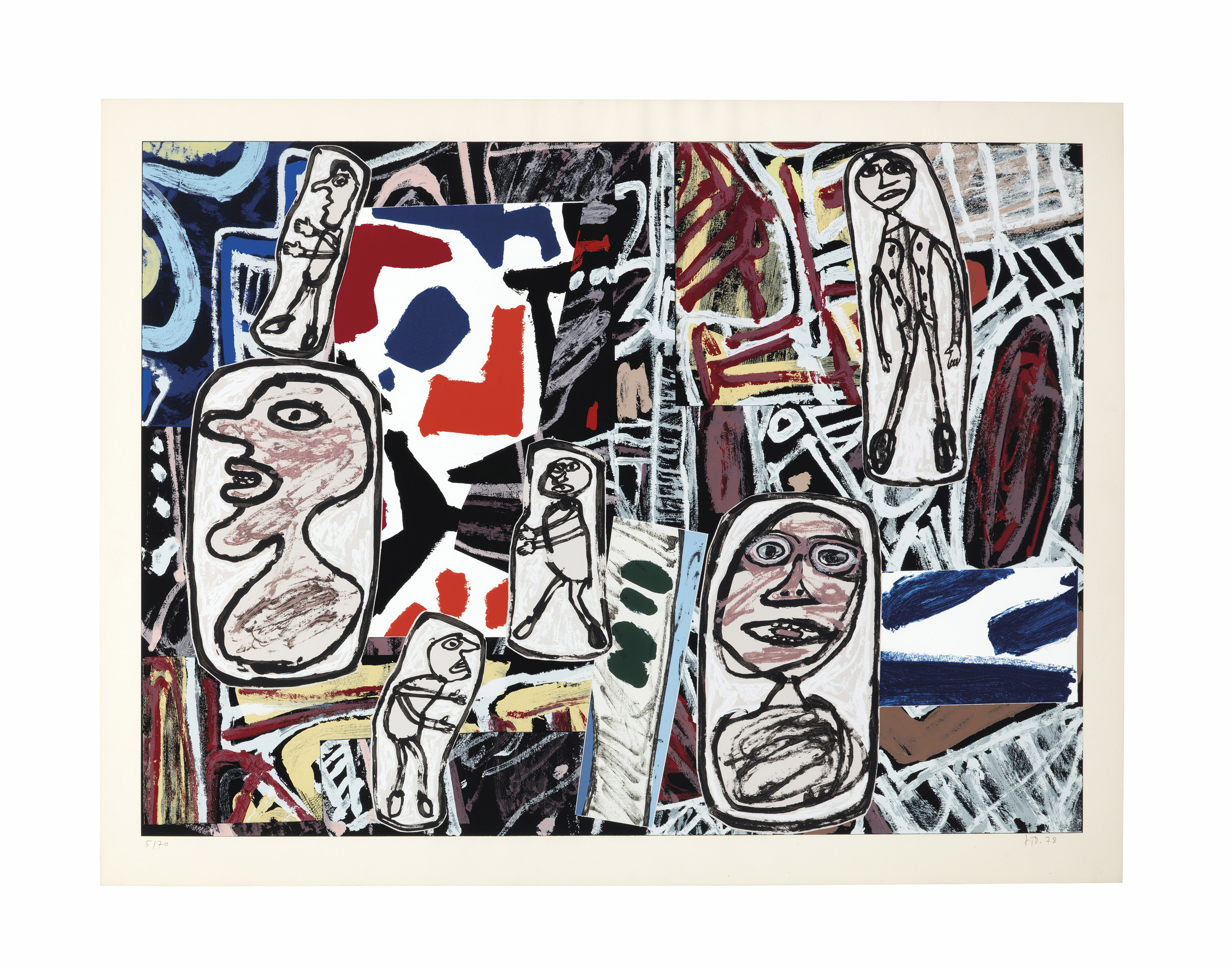 Jean Dubuffet — Свершившиеся факты I-III, изображение 2