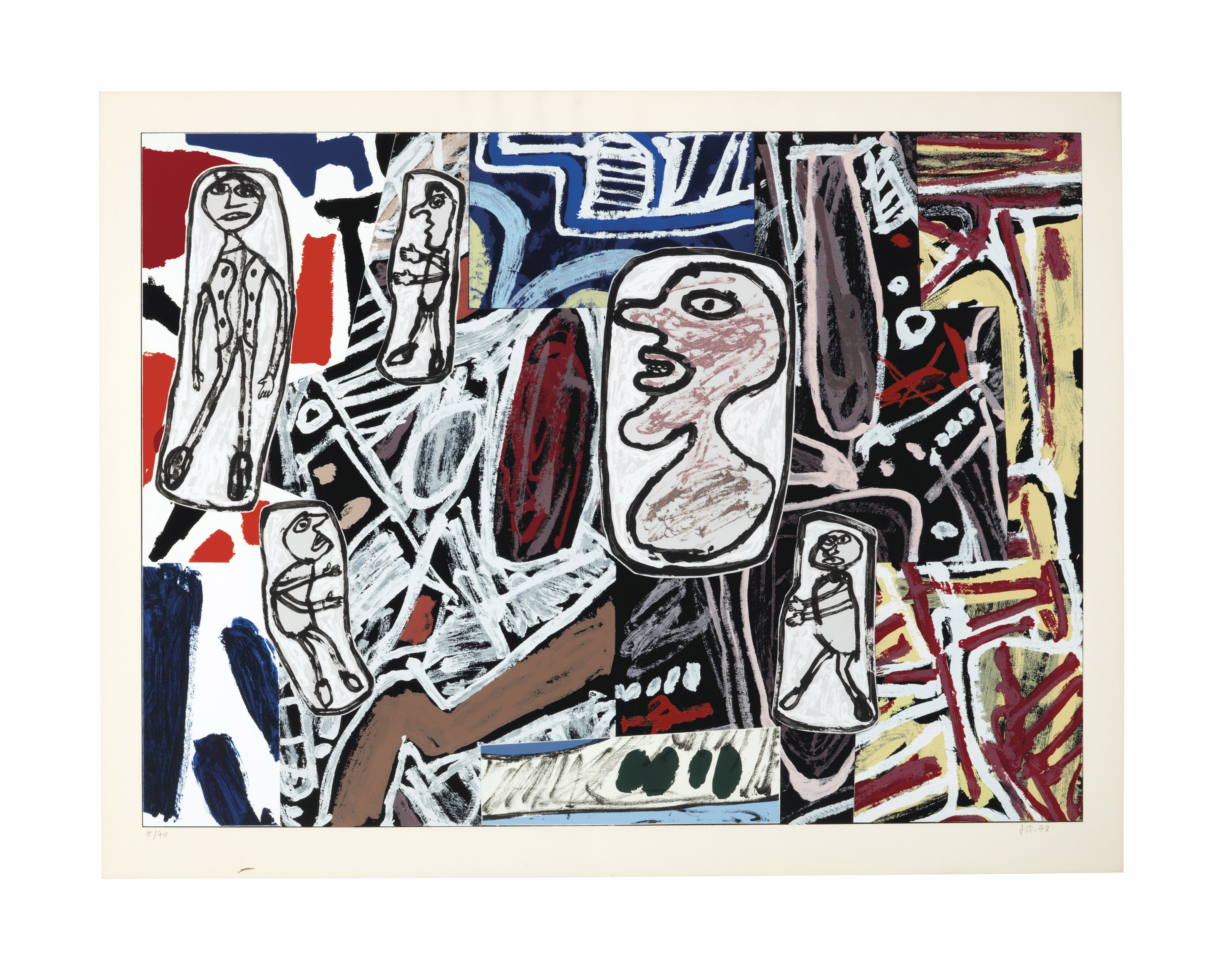 Jean Dubuffet — Свершившиеся факты I-III, изображение 4