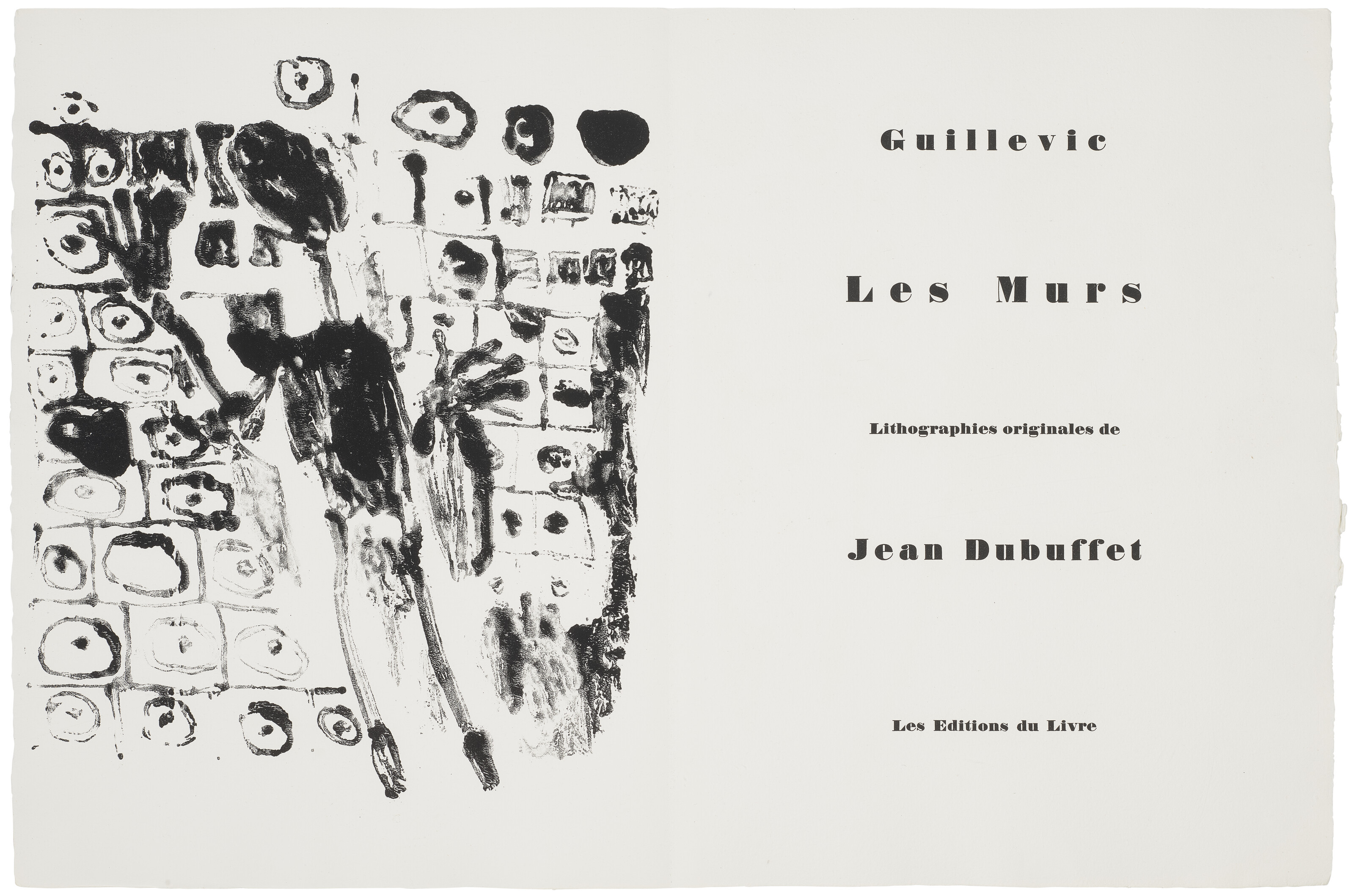 Jean Dubuffet — Муры - 12 стихотворений Гильевича, изображение 3