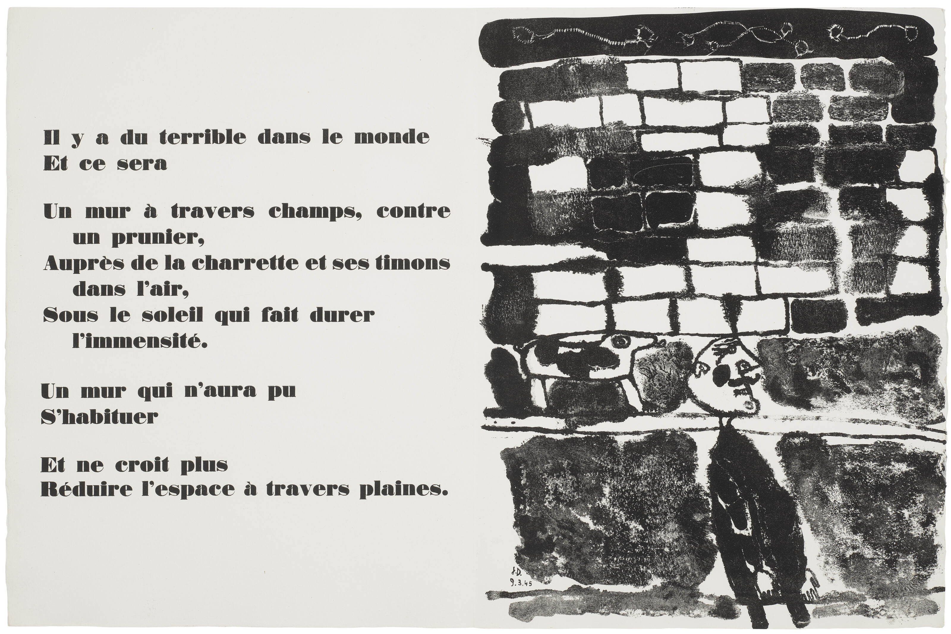 Jean Dubuffet — Муры - 12 стихотворений Гильевича, изображение 4