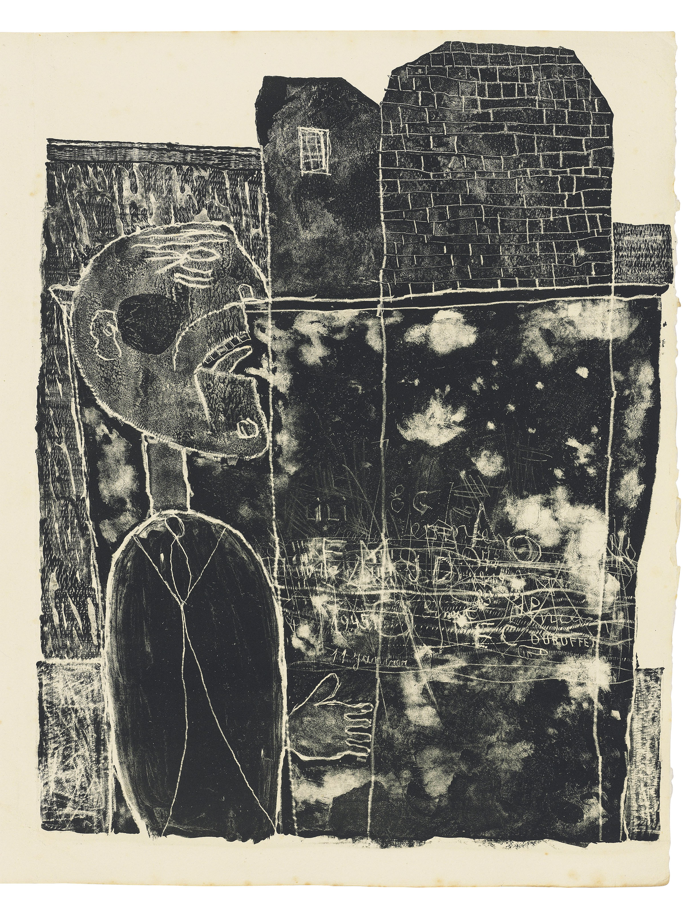 Jean Dubuffet — Муры - 12 стихотворений Гильевича, изображение 3
