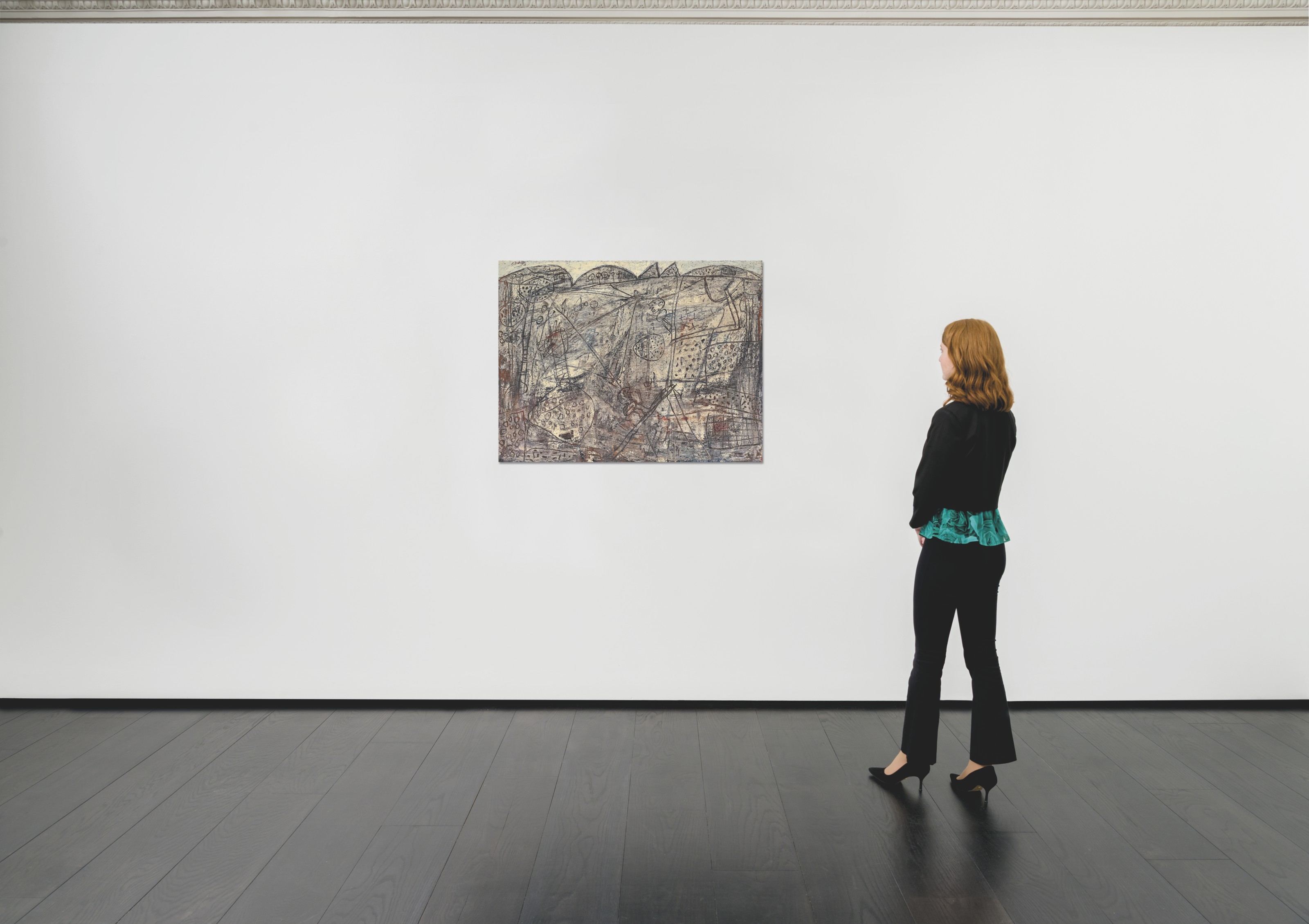 Jean Dubuffet — Пасаж Гри из вишен (Серый пейзаж с вишневыми вкраплениями), изображение 2