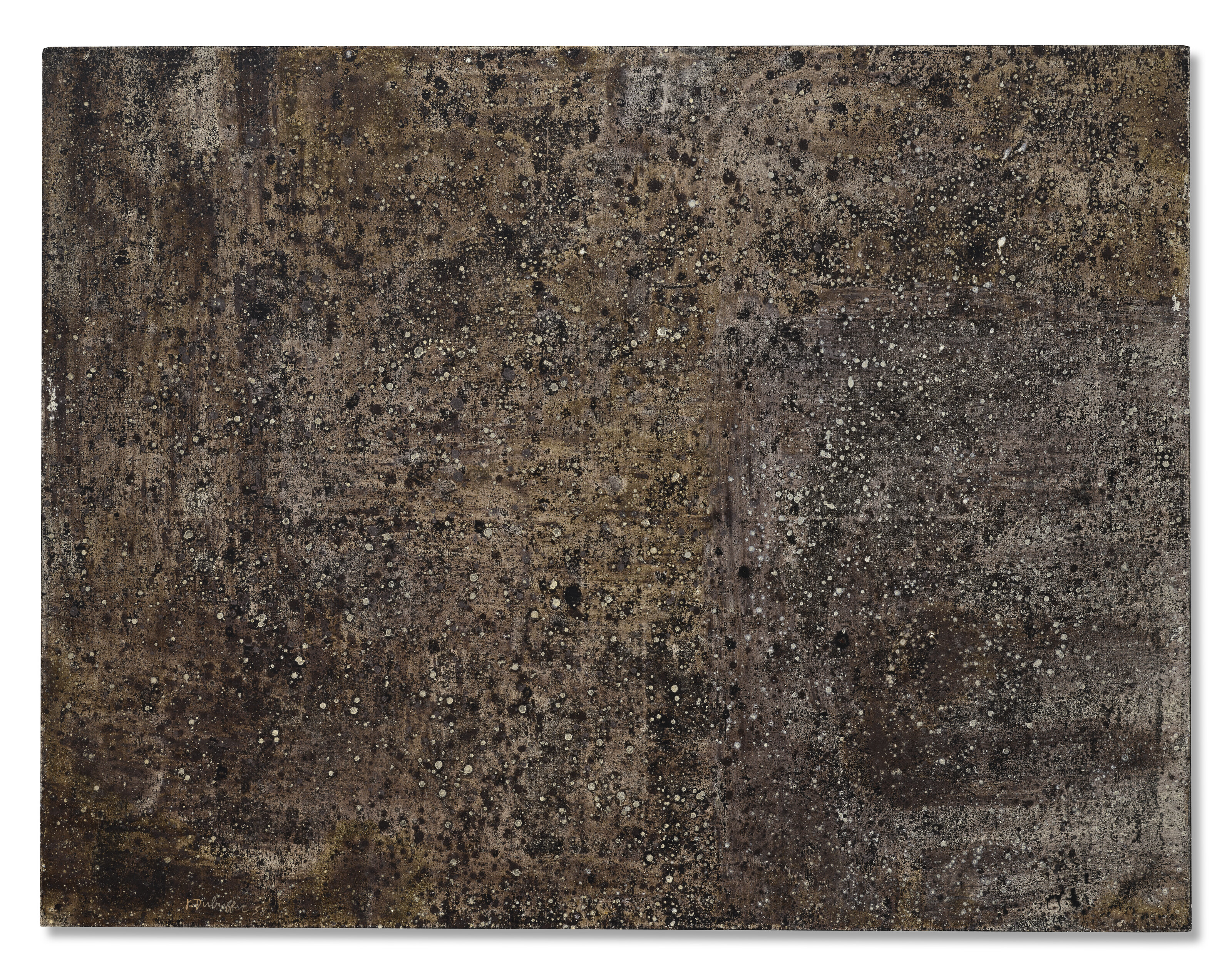 Jean Dubuffet — Язык пещер IX