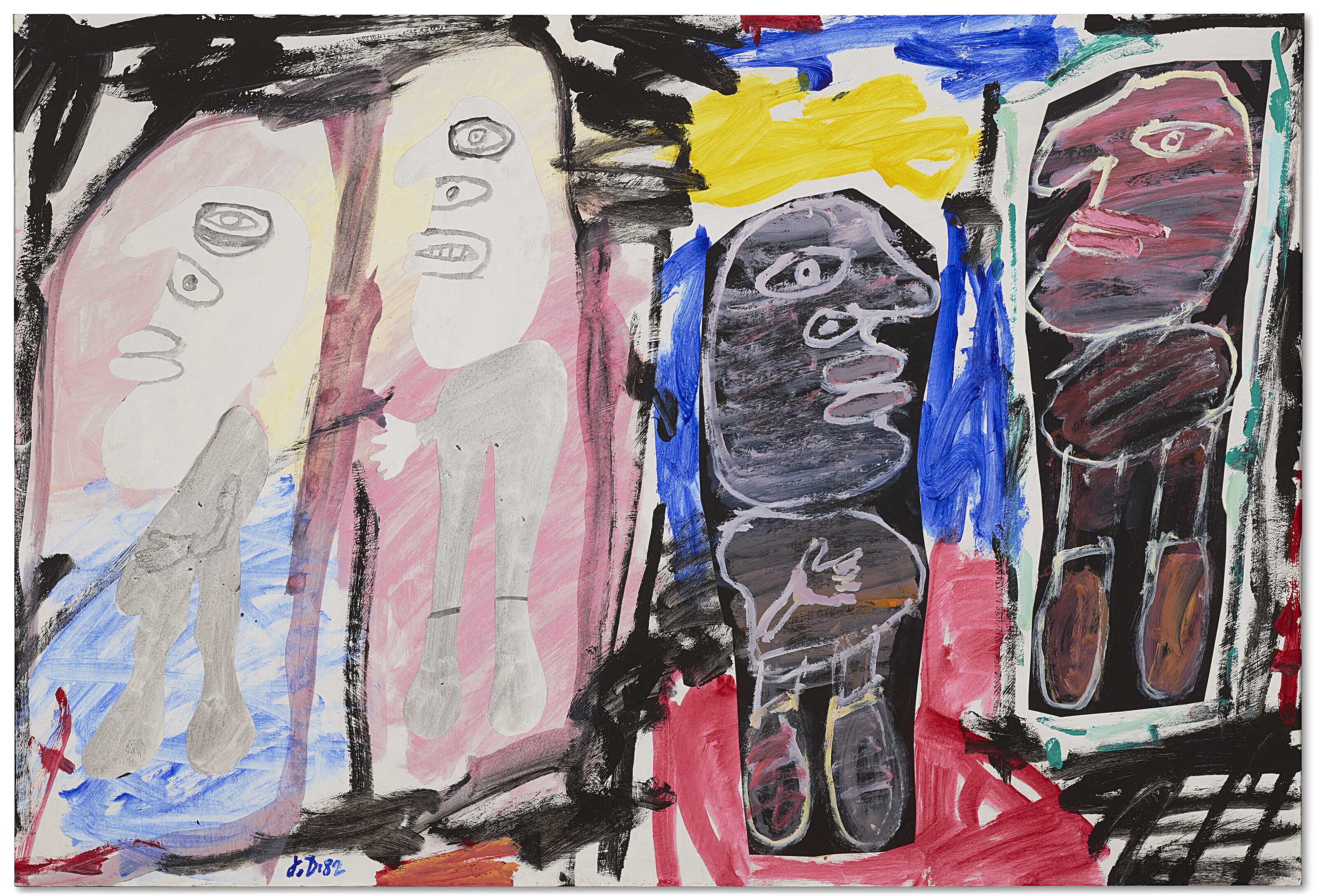 Jean Dubuffet — Пленэр и интерьер