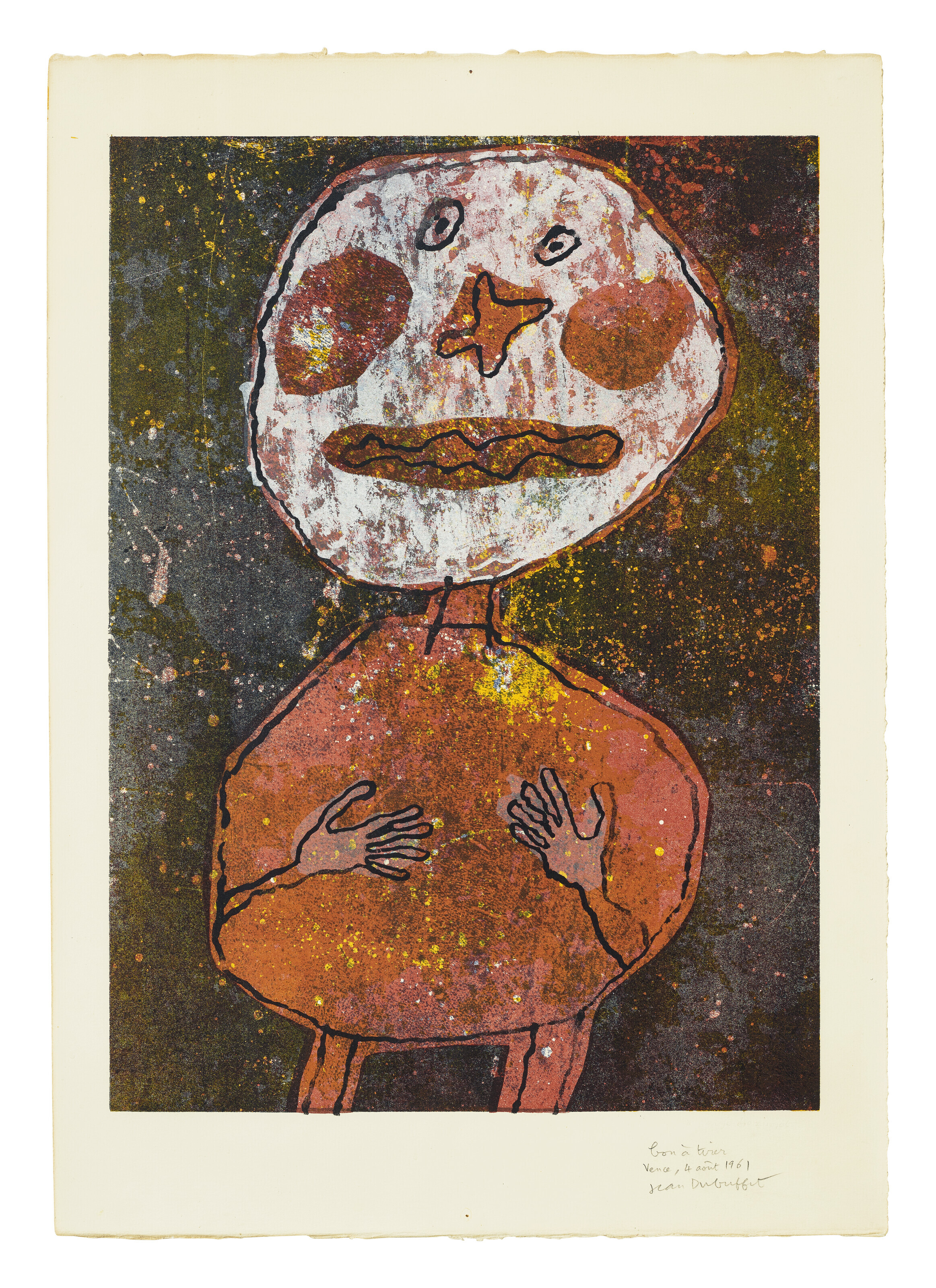 Jean Dubuffet — Персонаж в красном костюме