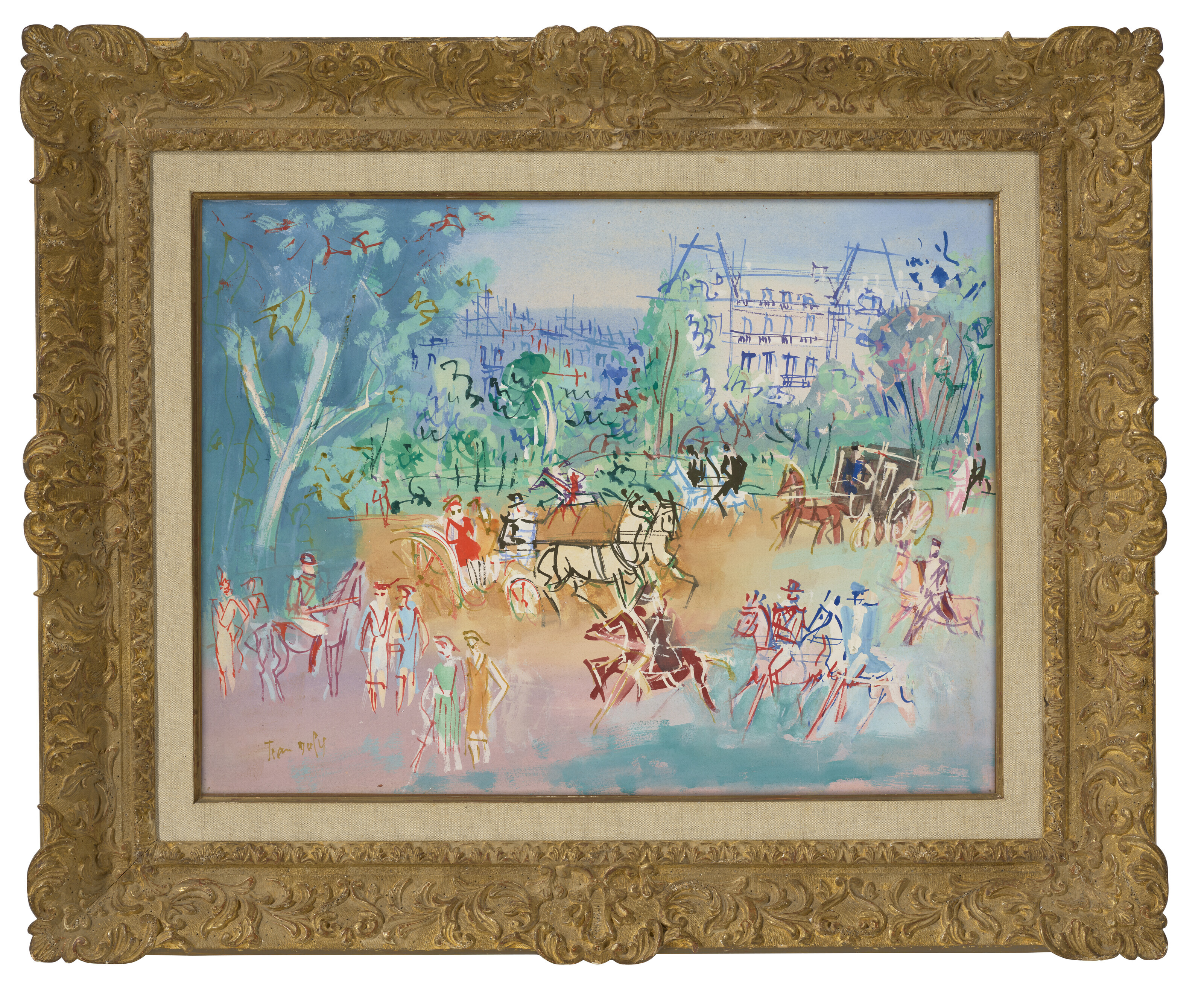 Jean Dufy — Набережная пре-дю-буа-де-Булонь, изображение 2