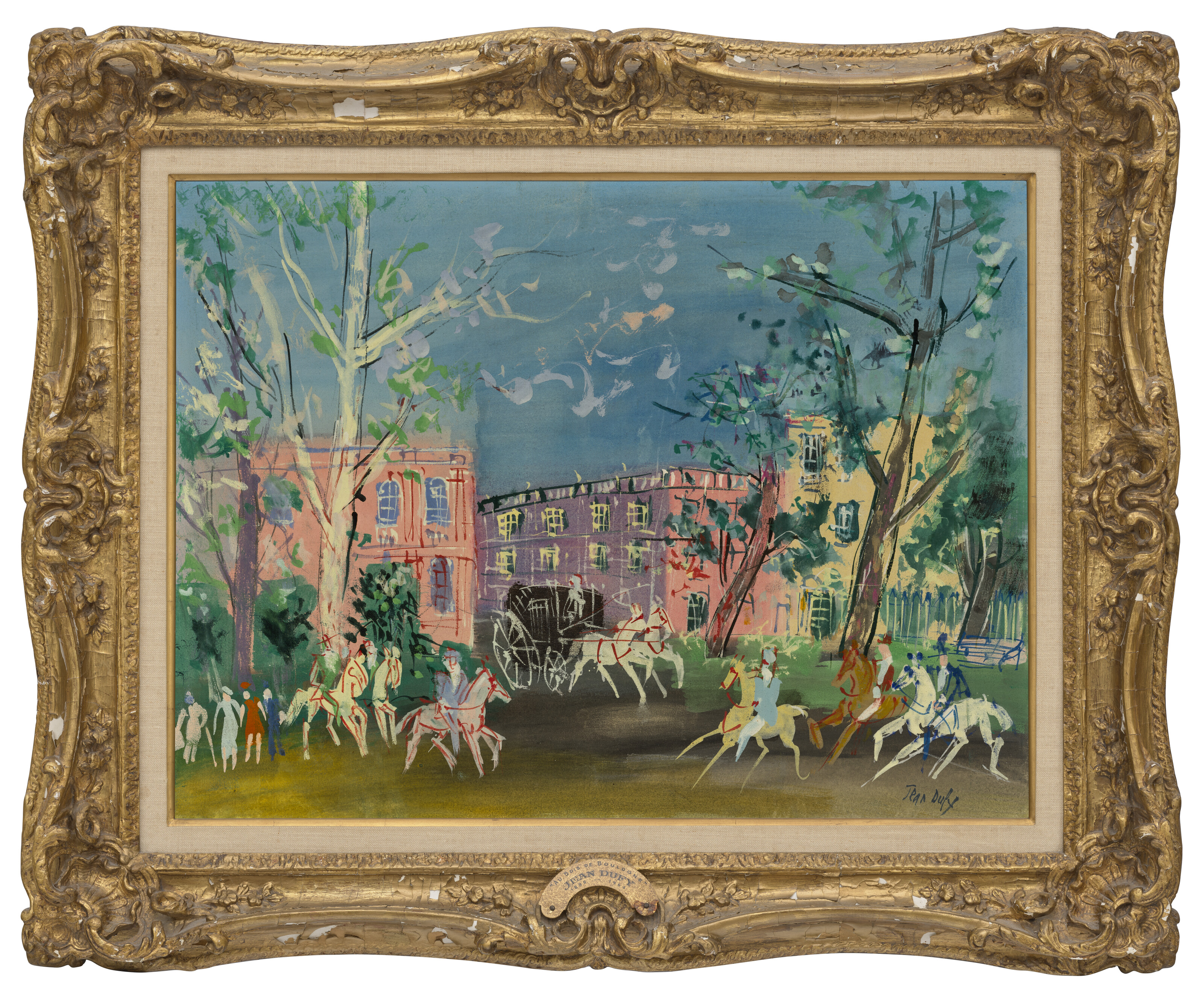 Jean Dufy — Набережная в Булонском лесу, изображение 3