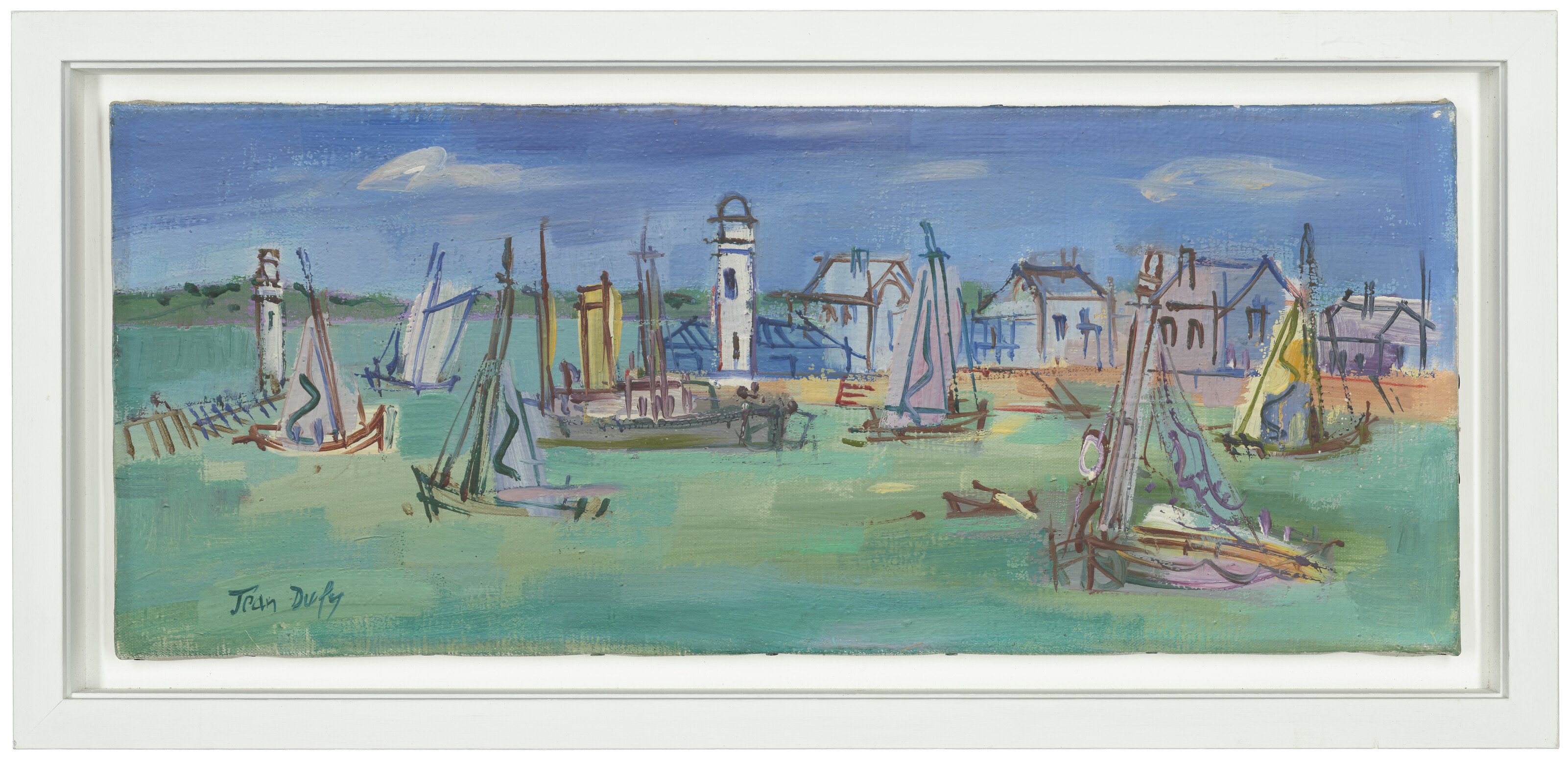 Jean Dufy — Первое блюдо из порта Онфлер, изображение 2