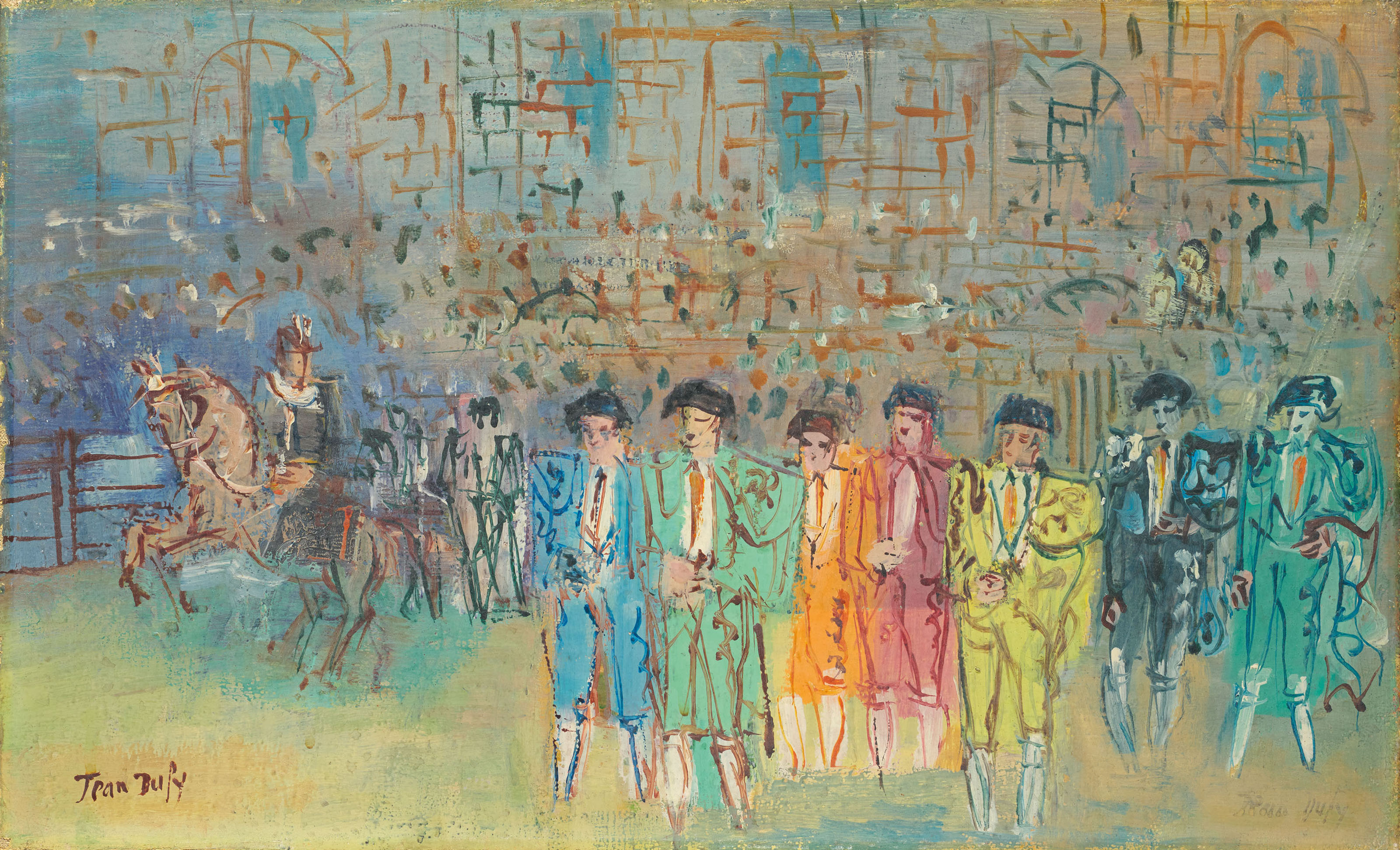 Jean Dufy — Лес Тореро