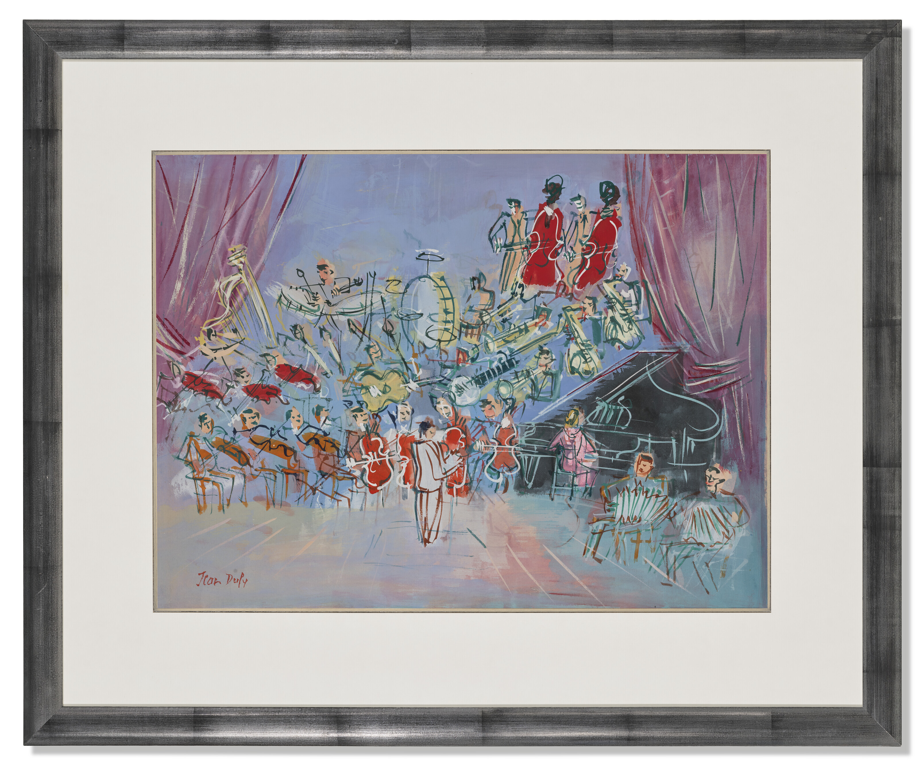 Jean Dufy — Л'Орчестре, изображение 4
