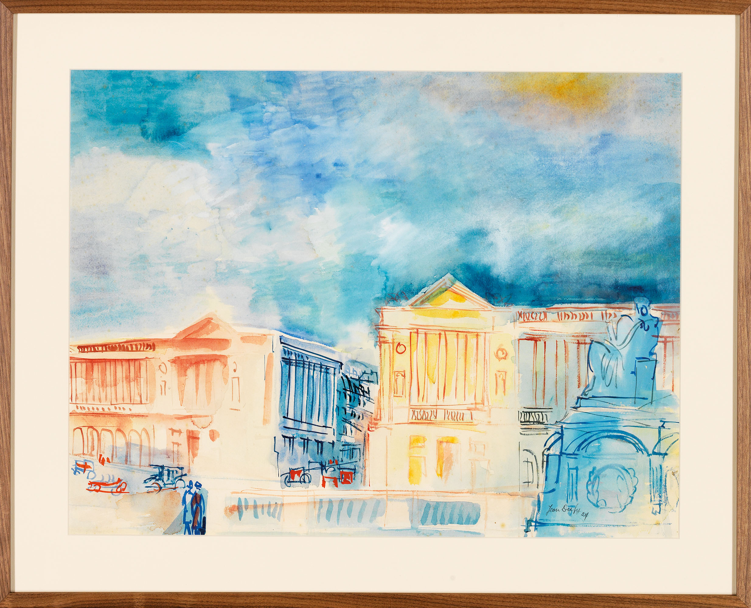 Jean Dufy — Париж, площадь Согласия, изображение 2