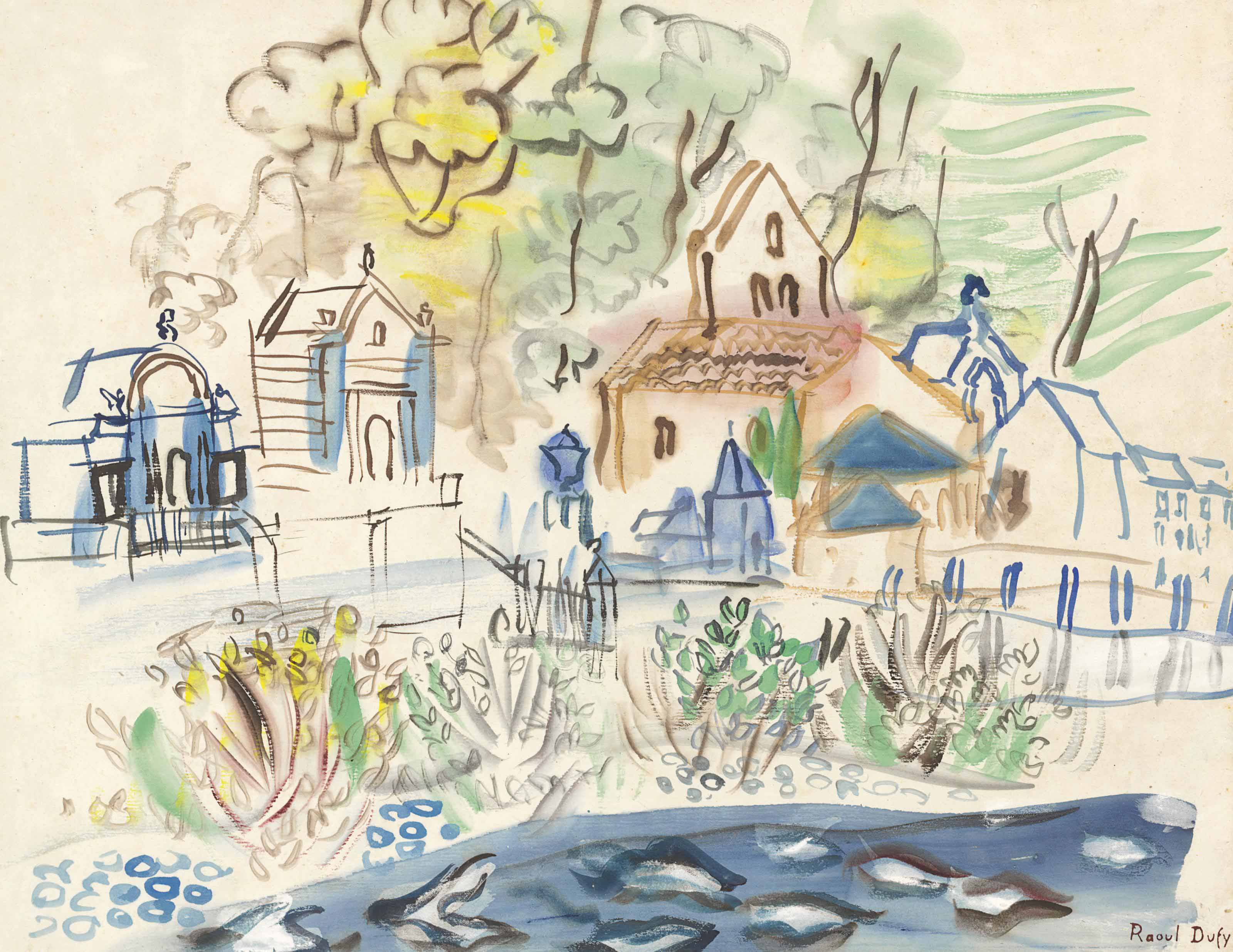 Jean Dufy — Кладбище Сен-Жан