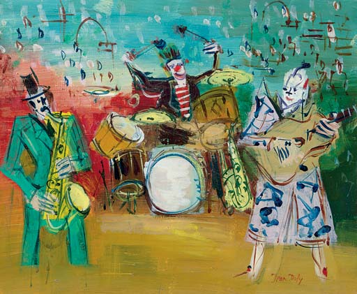 Jean Dufy — Клоуны-музыканты