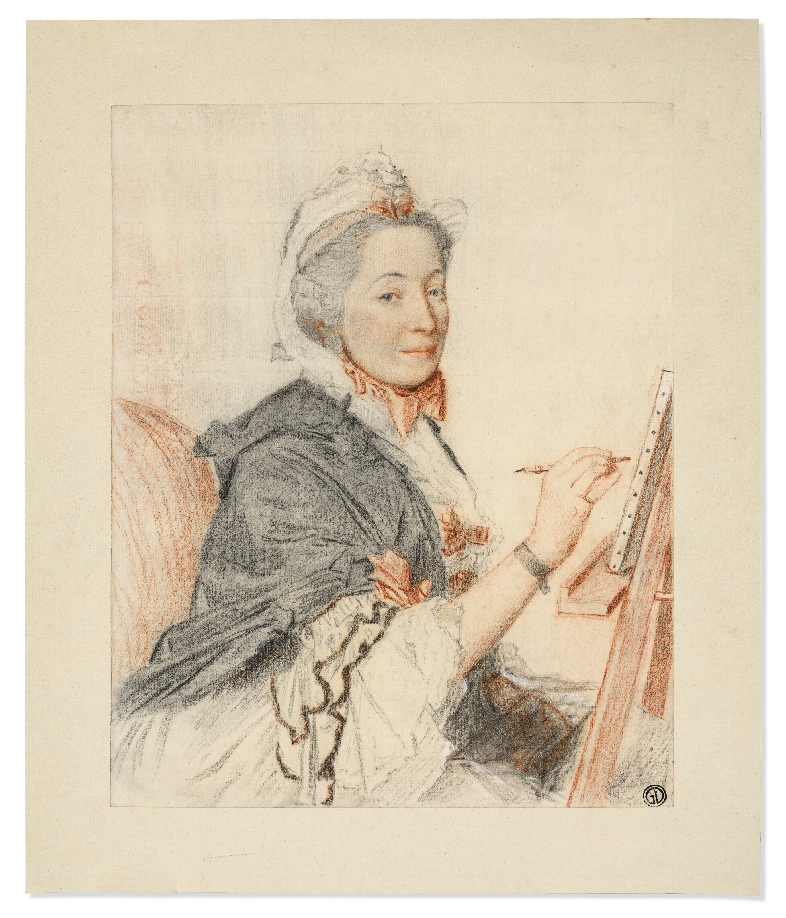 Jean Etienne Liotard — Портрет молодой прекрасной женщины, изображение 3