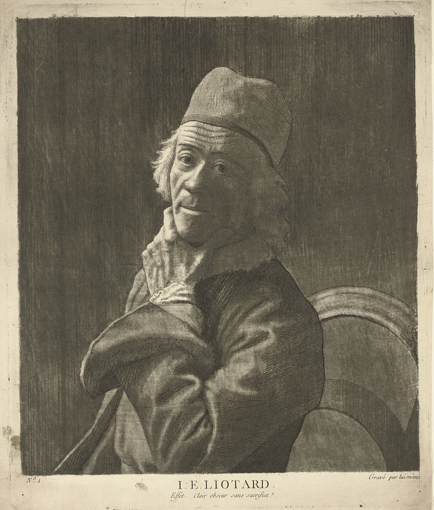 Jean Etienne Liotard — Большой автопортрет (т. 8; Р., л. 522)