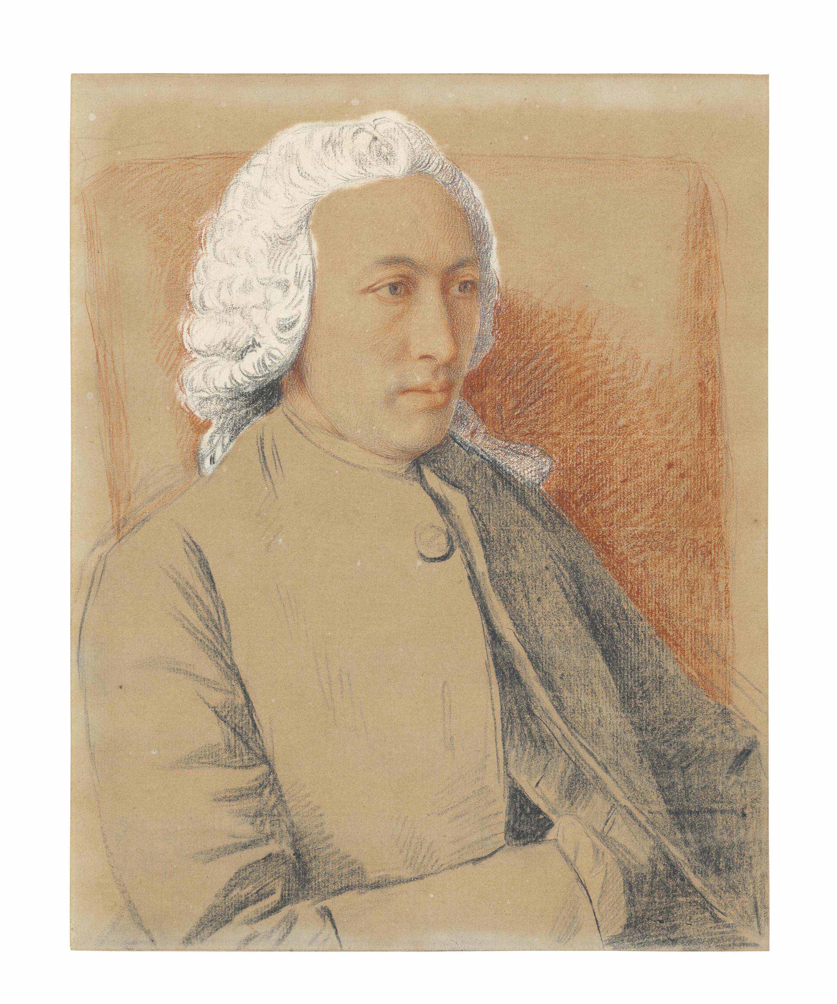 Jean Etienne Liotard — Портрет философа и натуралиста Шарля Бонне