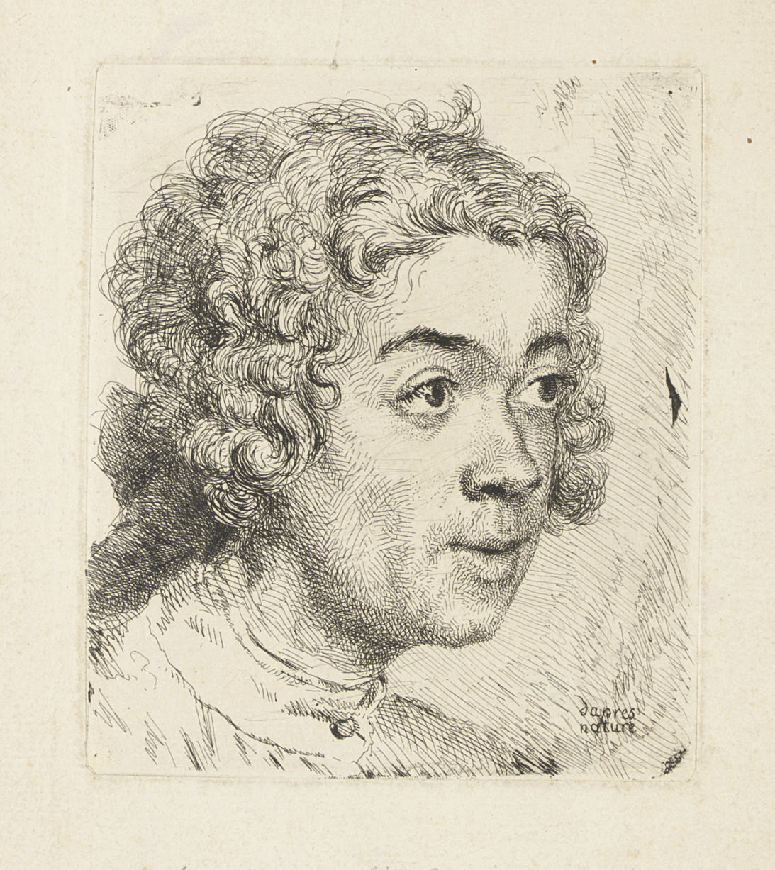 Jean Etienne Liotard — Автопортрет молодого человека (Тиланус, 1; Ретлисбергер, Лох, 18)