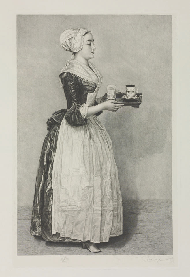 Jean Etienne Liotard — Шоколадница (ср. р. 130)