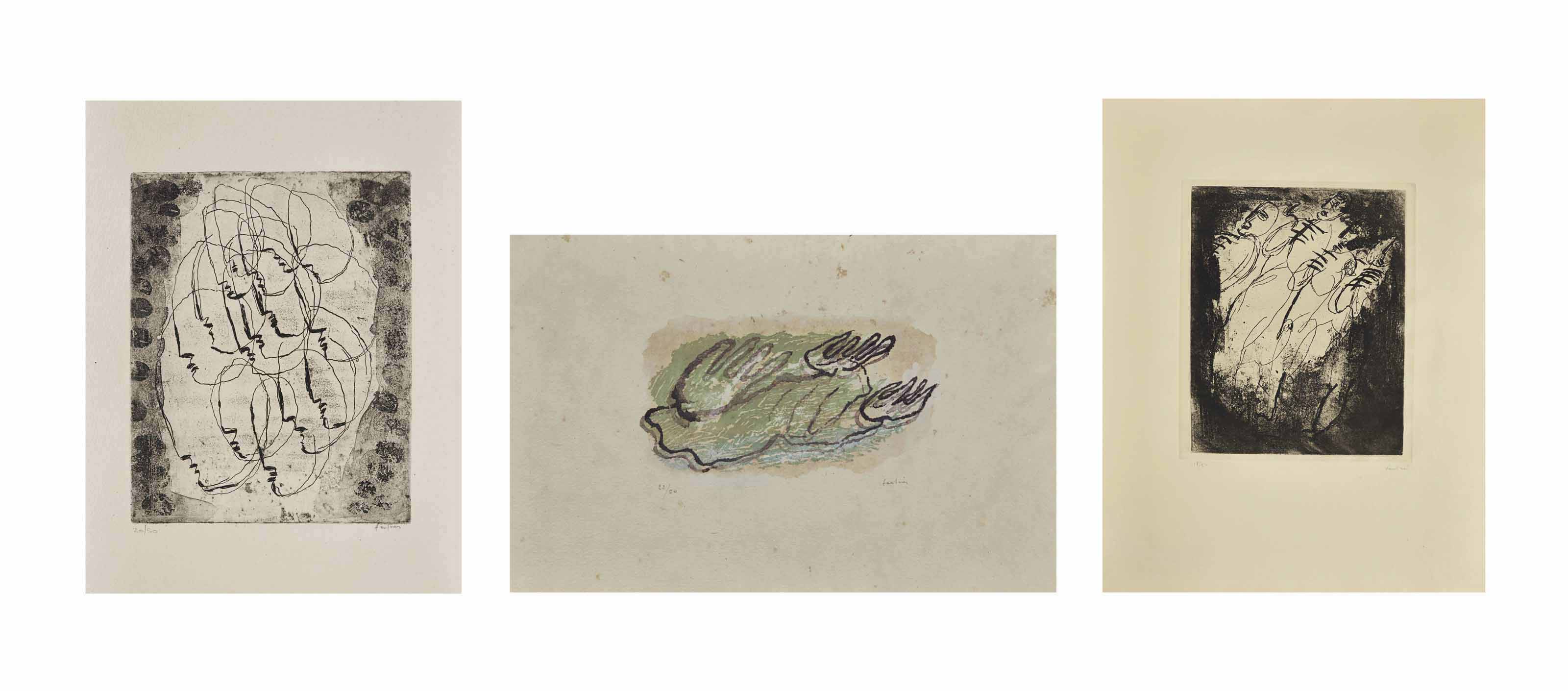 Jean Fautrier — Суджетс дайверс ( Мейсон 243; 237 II; 249)