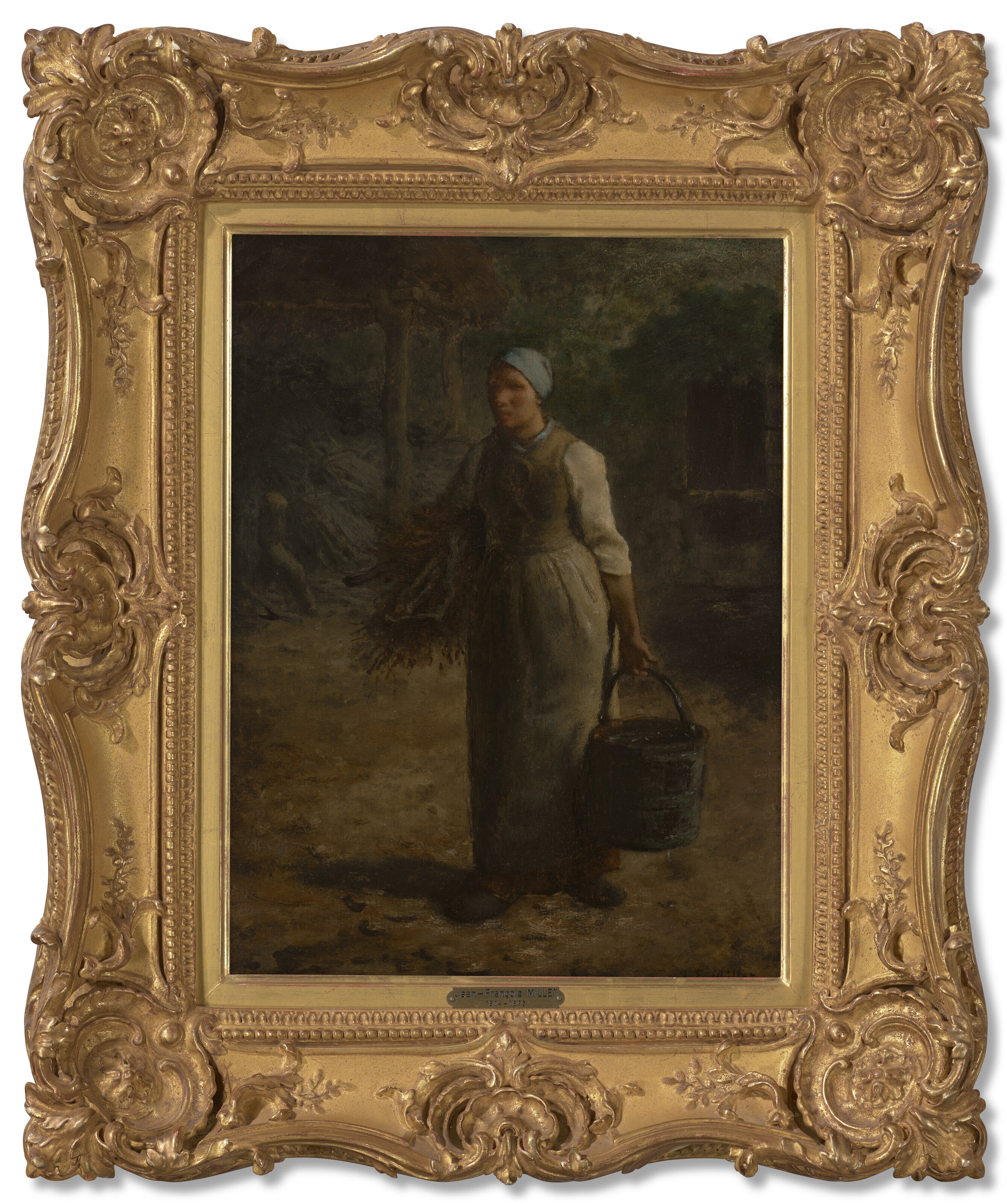 Jean Francois Millet — Женщина несла дрова и ведро, изображение 2