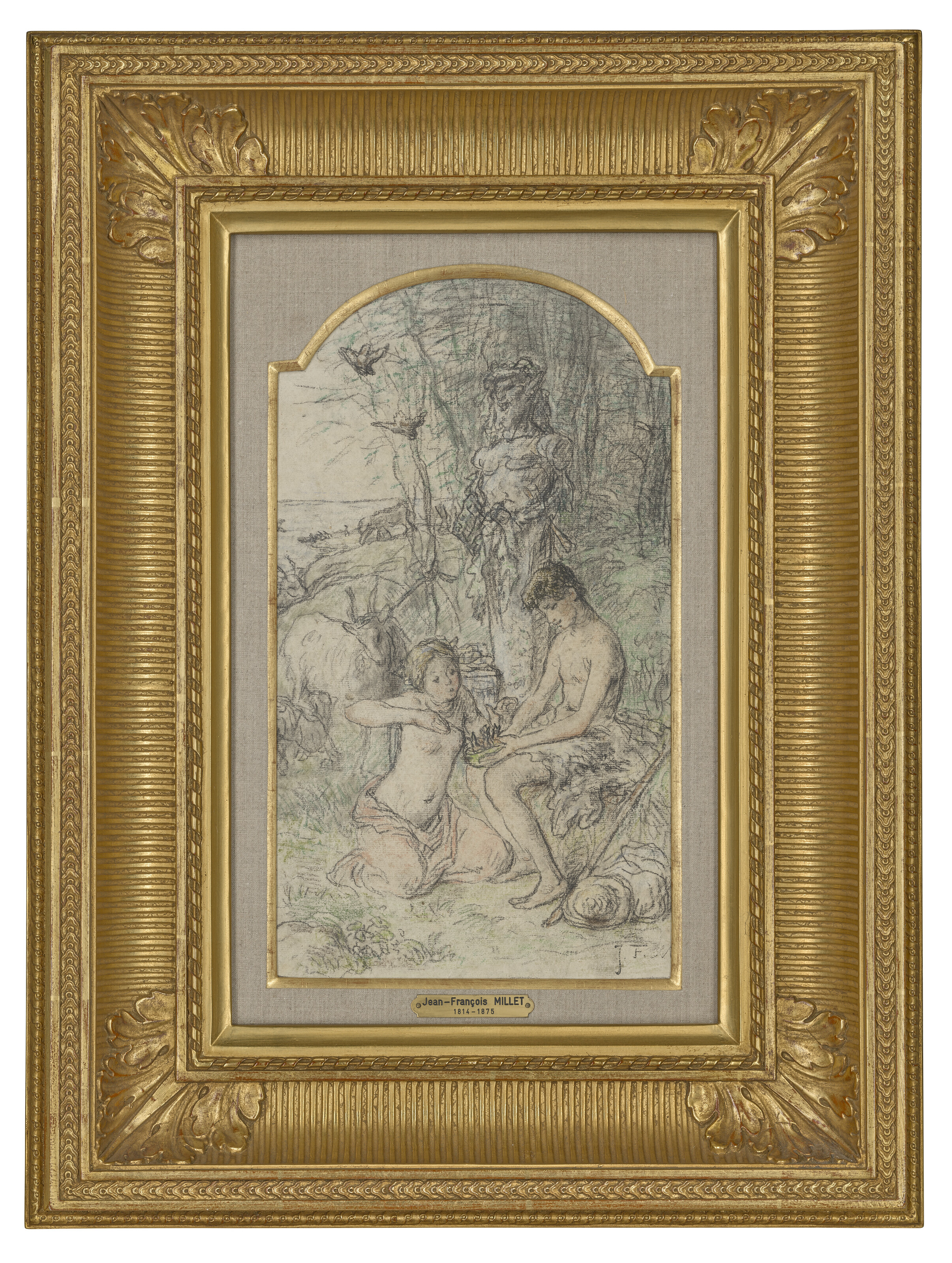 Jean Francois Millet — Дафнис и Хлоя ("Принтемпс"), изображение 2