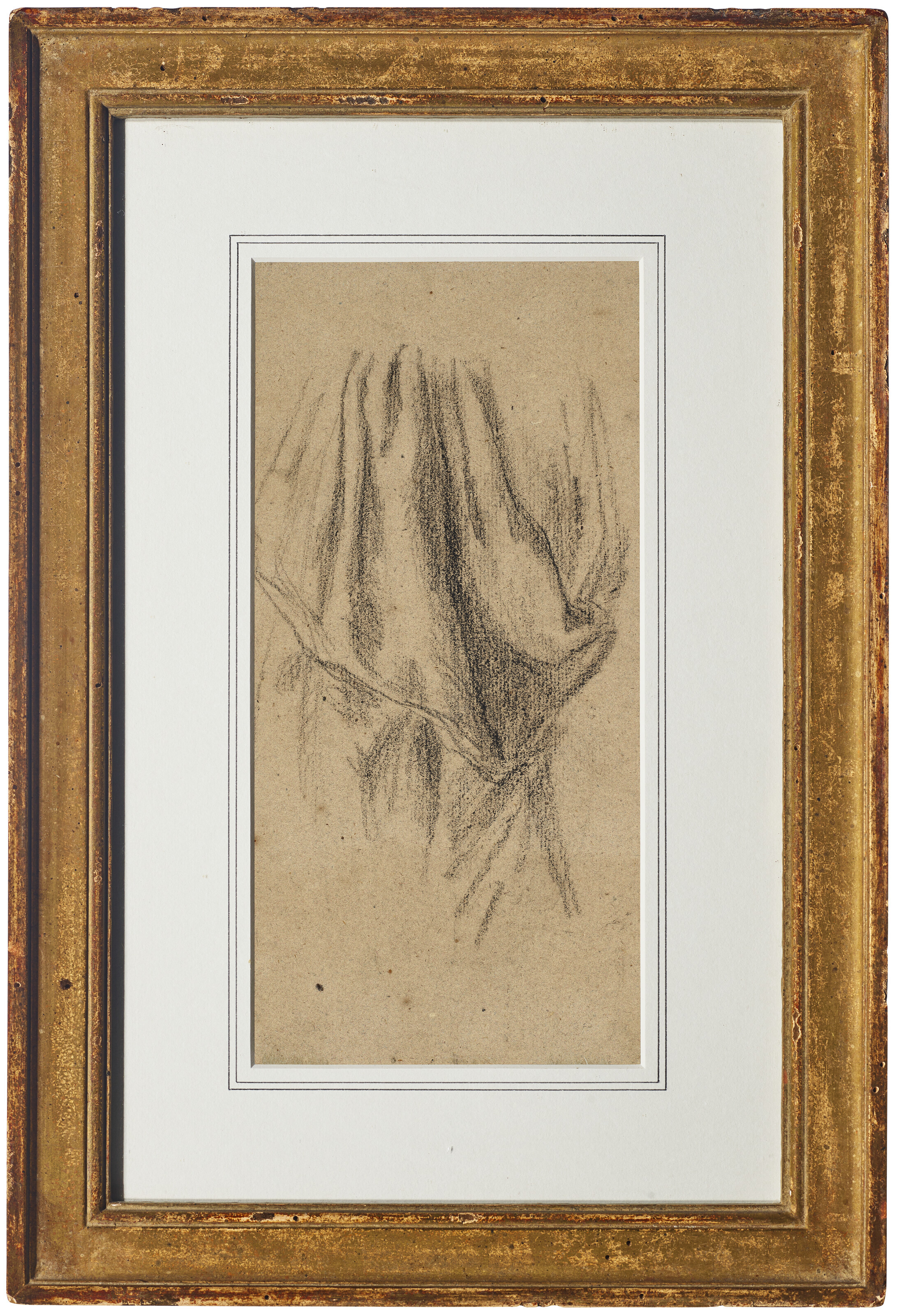 Jean Francois Millet — Проработка фартука (спереди) ; Проработка драпировки (сзади), изображение 3