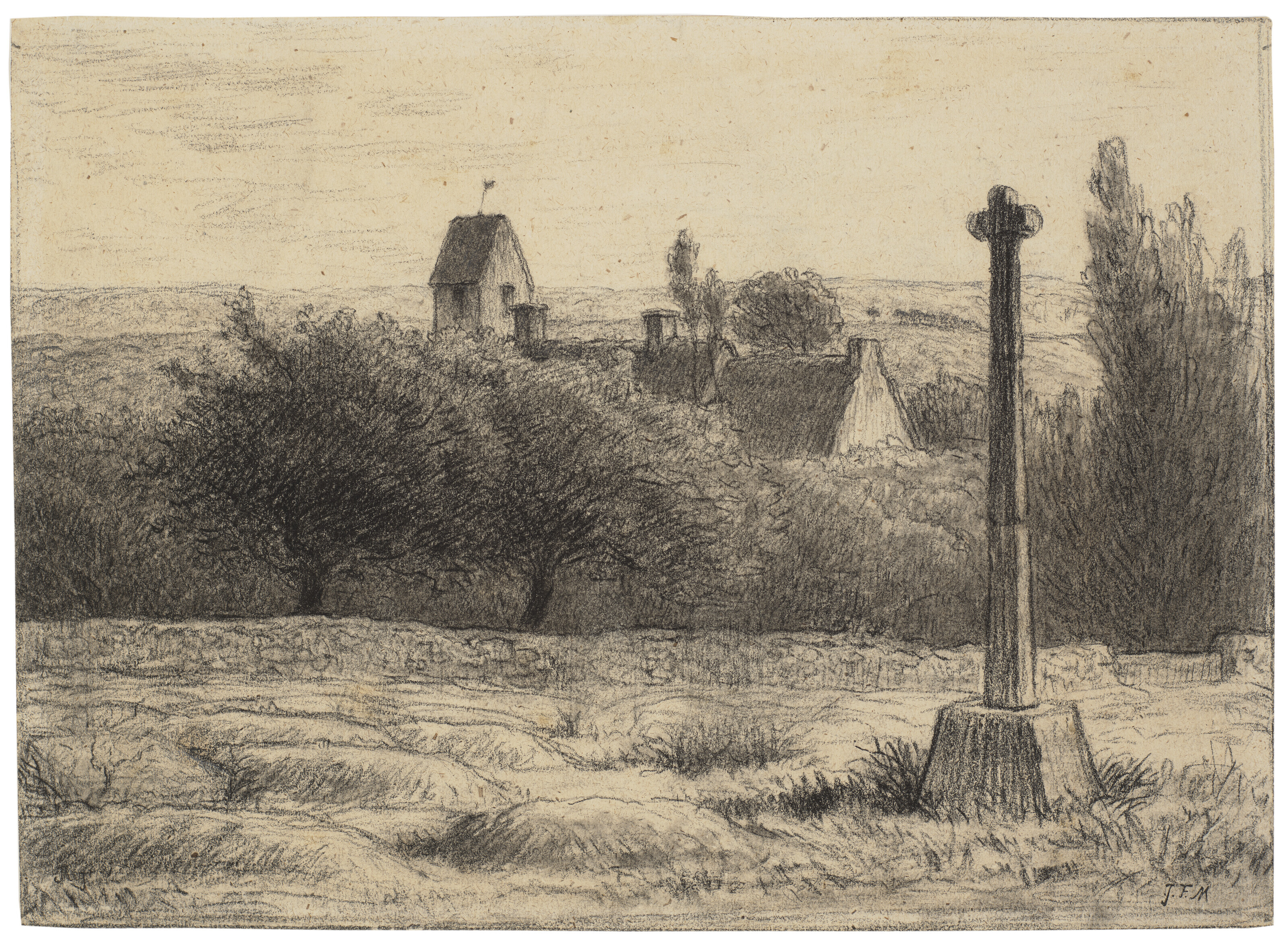 Jean Francois Millet — Крест-пре-де-Гревиль